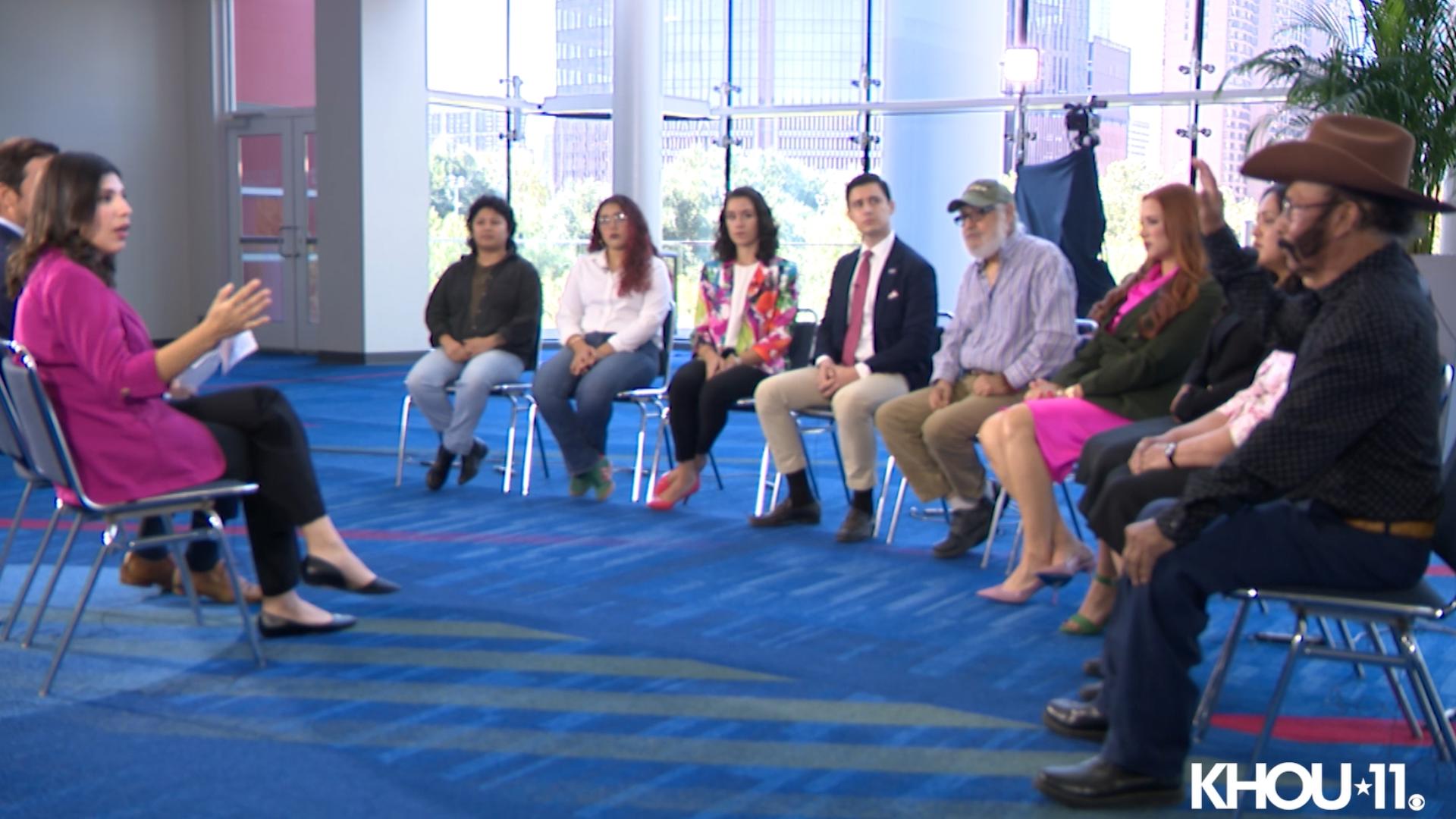 KHOU 11's Marcelino Benito and Maria Aguilera talked to voters to find out what's important to them this election.