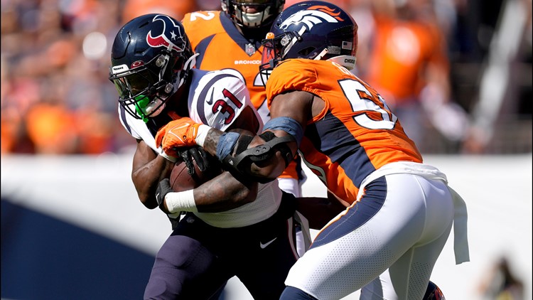 Texans offense sputters in 16-9 loss to Broncos