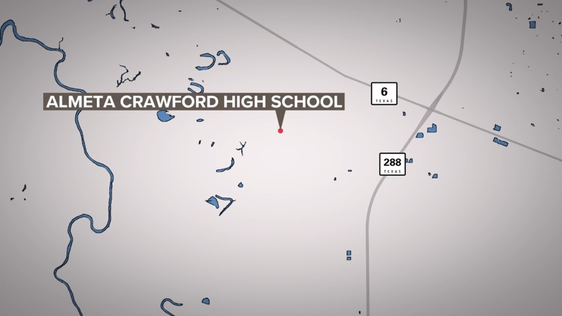 Why is there a helicopter near Almeta Crawford High School? | khou.com