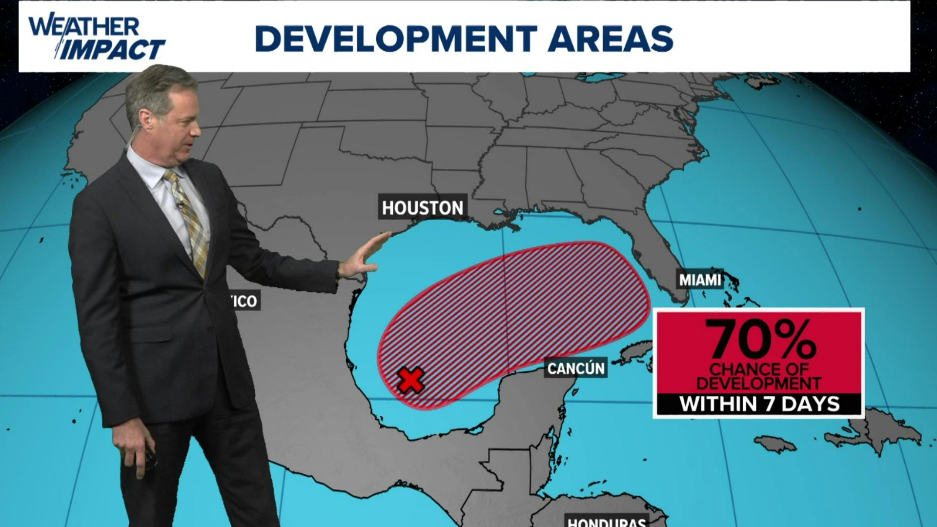 Chief meteorologist David Paul is tracking what could soon be Tropical Storm Milton.