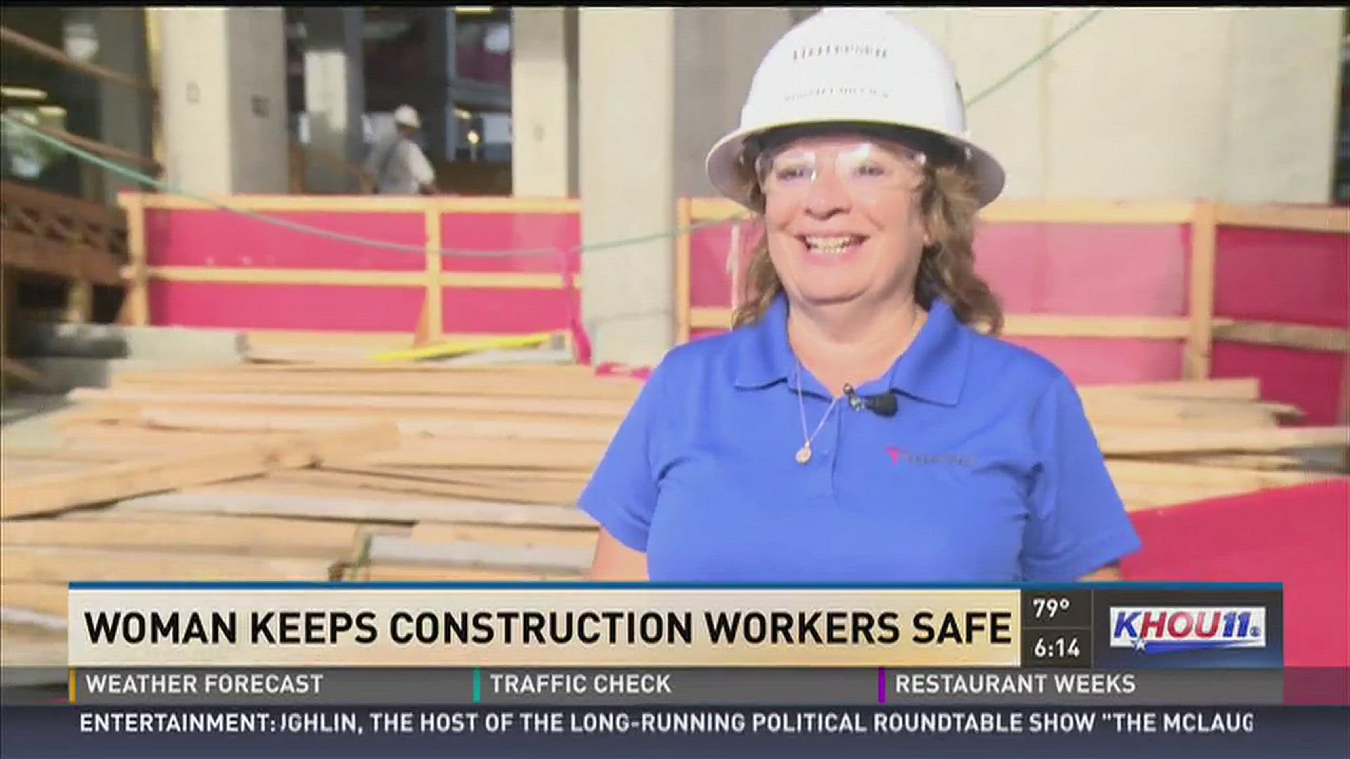 They say safety is no accident. Tellepsen is considered one of the safest construction companies in the country. It hasn't had a major accident on a job site for more than a decade. Susan Phillips in the safety guru with the stellar record.