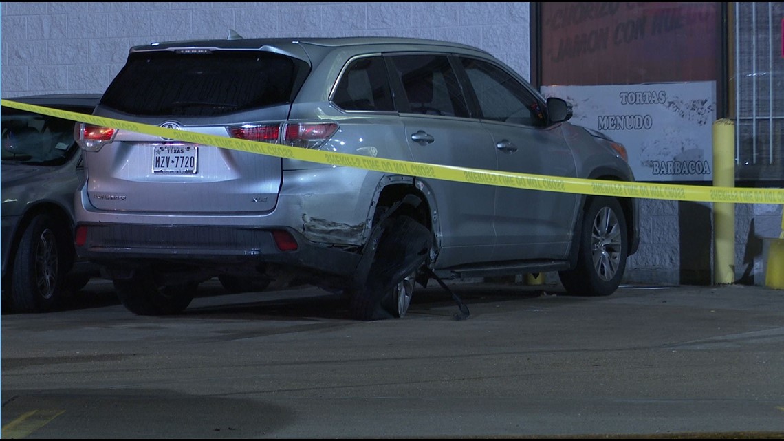 Man shot after he was involved in car crash in Harris County | khou.com