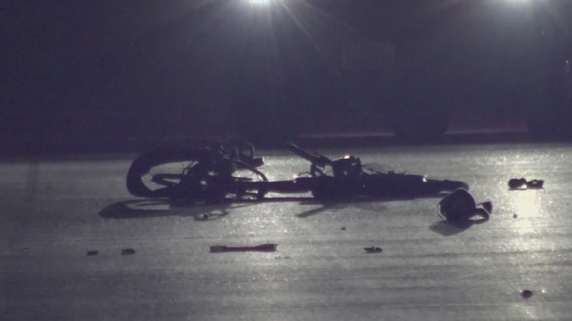 A bicyclist was hit and killed by a driver on the Gulf Freeway feeder road Saturday night, according to the Houston Police Department.