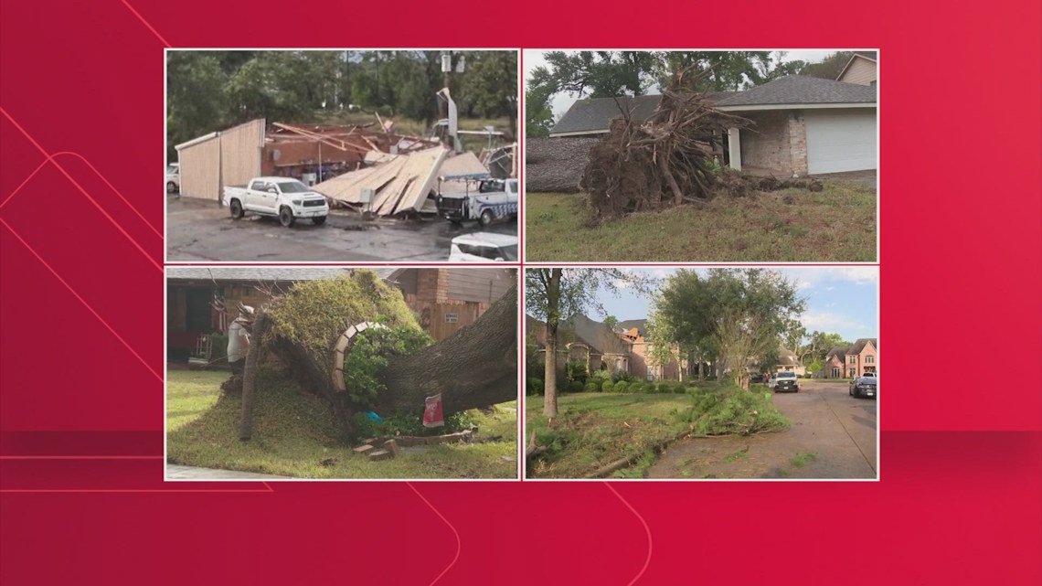 KHOU 11 Team Coverage: Cleanup underway after tornado damages NW Harris ...