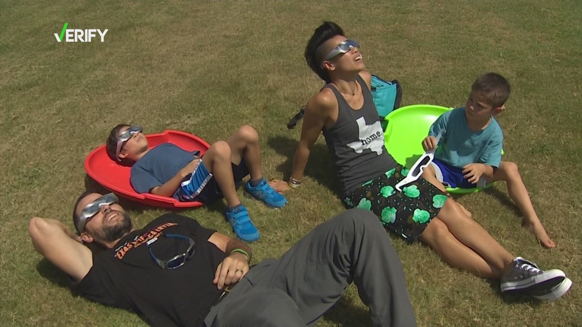 You can wear old approved eyewear to watch the solar eclipse