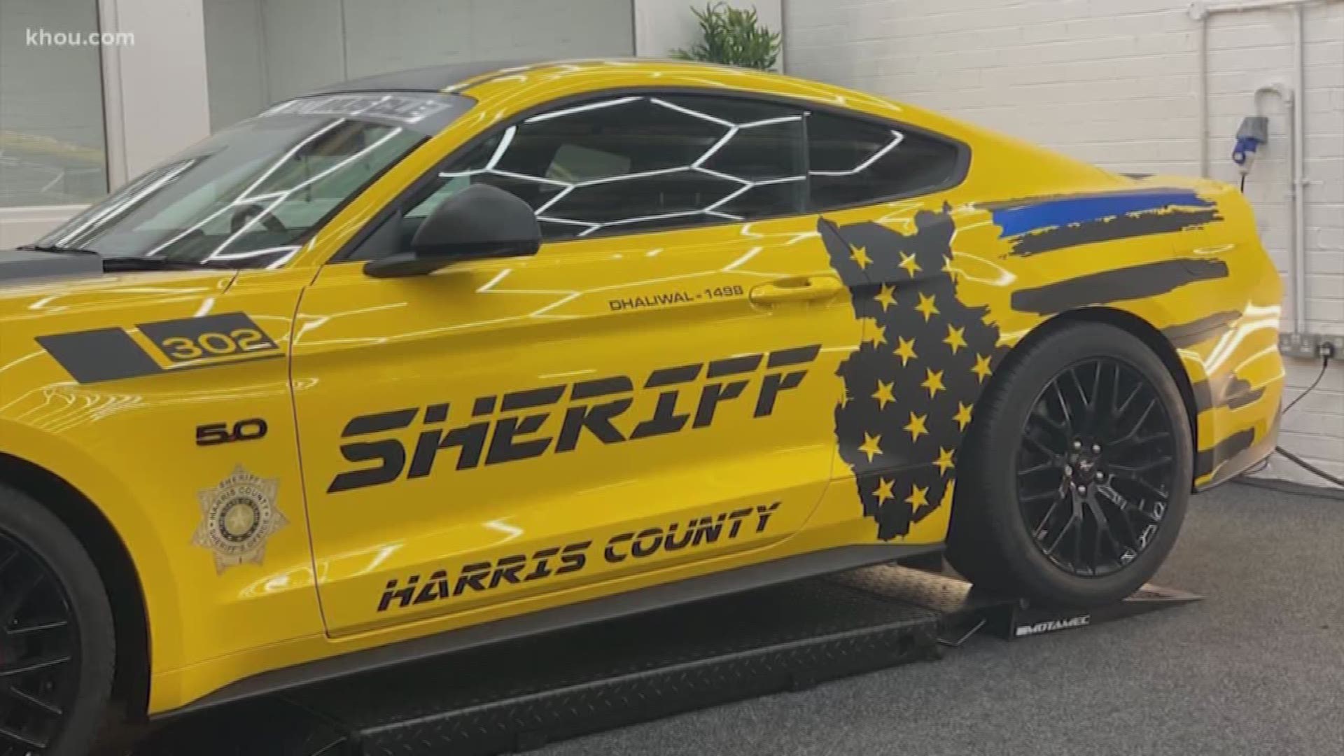 Deputy Sandeep Dhaliwal is being honored in the United Kingdom with a bright, yellow sports car. It will be shown at Sikh events in his honor.
