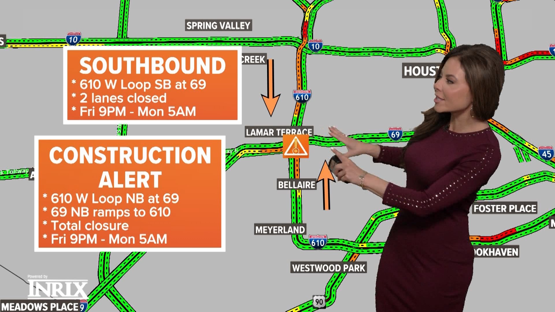 KHOU 11 traffic expert Jennifer Reyna has what you need to know about the freeway closures this weekend.