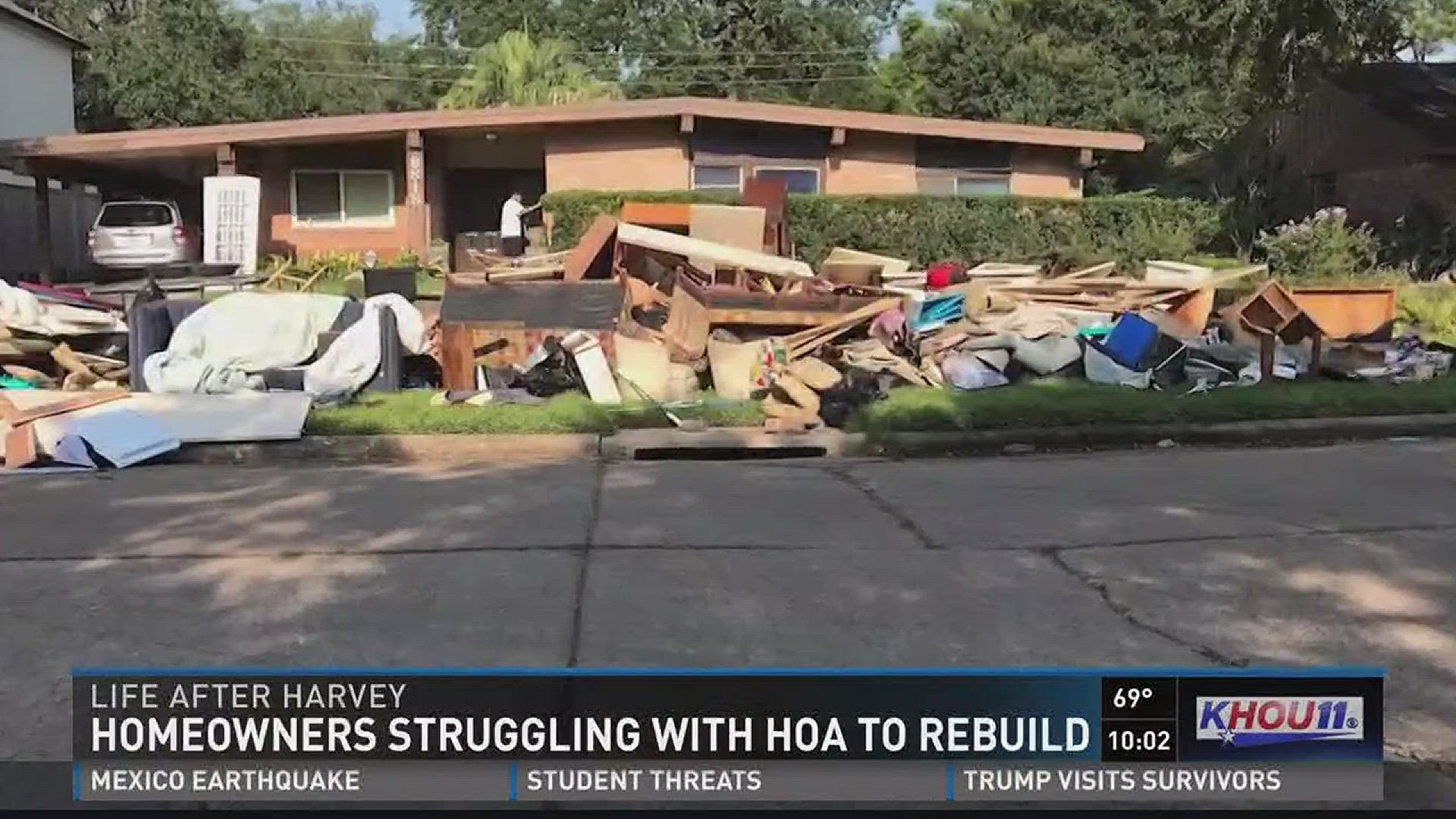 It?s been nearly six months since Hurricane Harvey and much of the Houston area is still recovering and in some cases, homeowners say HOA rules are their biggest hurdles as they try and rebuild their lives.