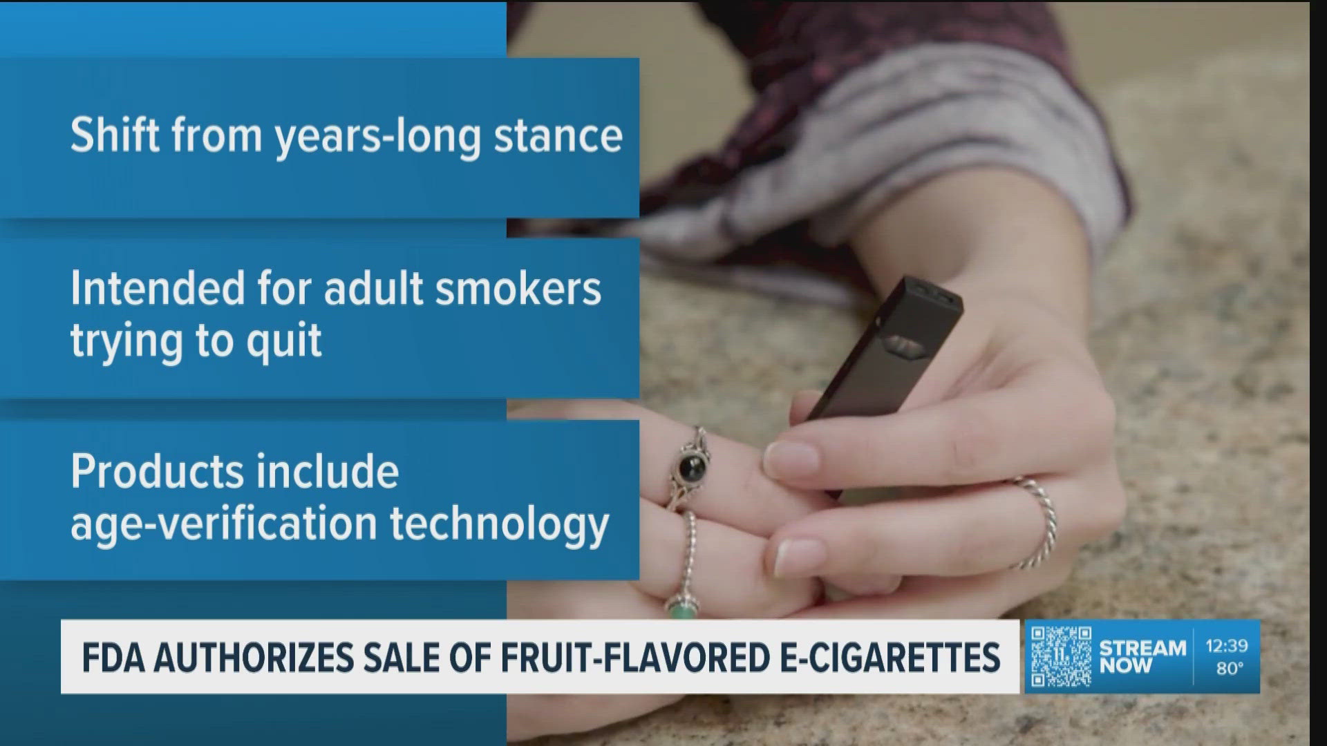 fruit flavored e cigarettes Major shift: FDA allows sale of fruit-flavored e-cigarettes in U.S