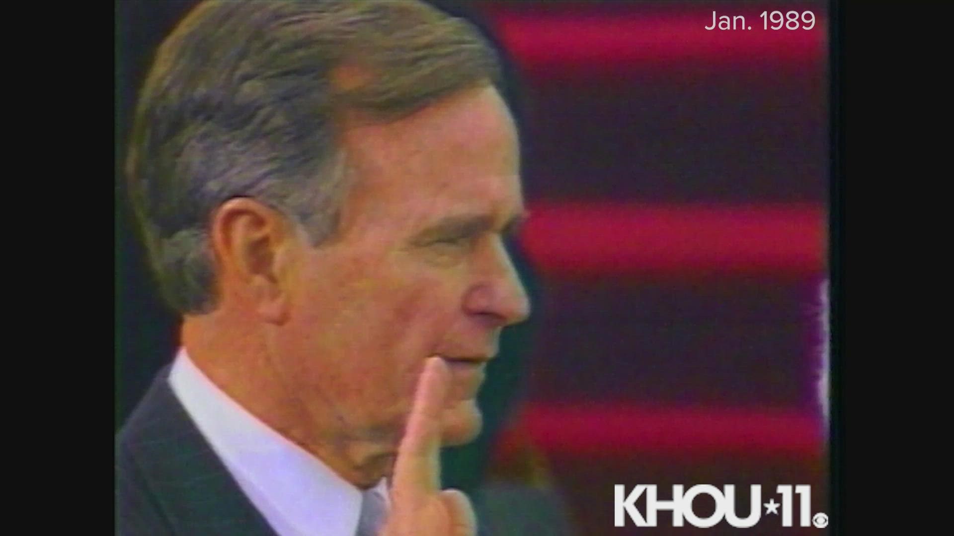 Watch KHOU 11's special coverage of former President George H. W. Bush's inauguration in 1989.