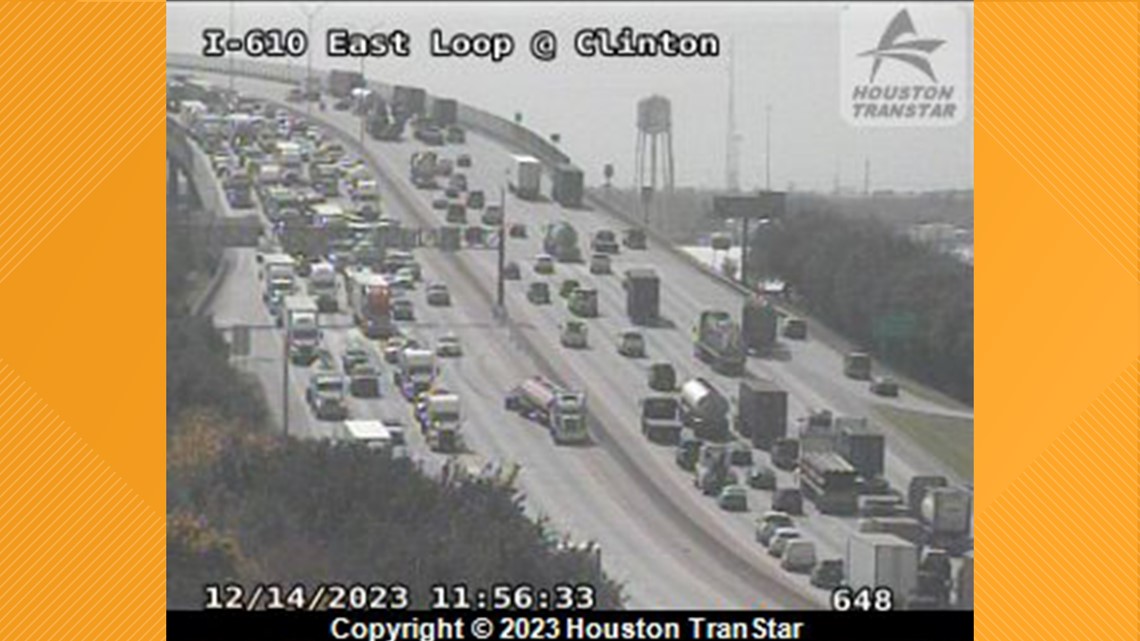Houston, Texas traffic: 610 East Loop backup caused by oil spill - Vimarsana News