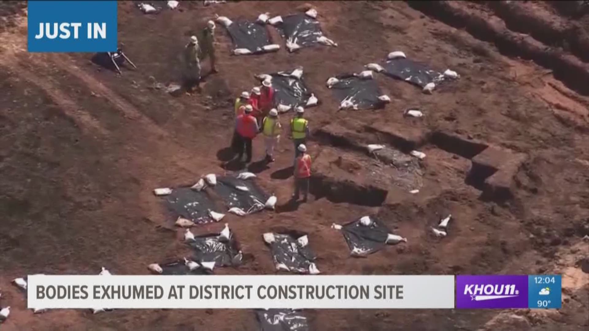So far 48 bodies have been exhumed at a Fort Bend ISD construction site that was also an unmarked cemetery. 
