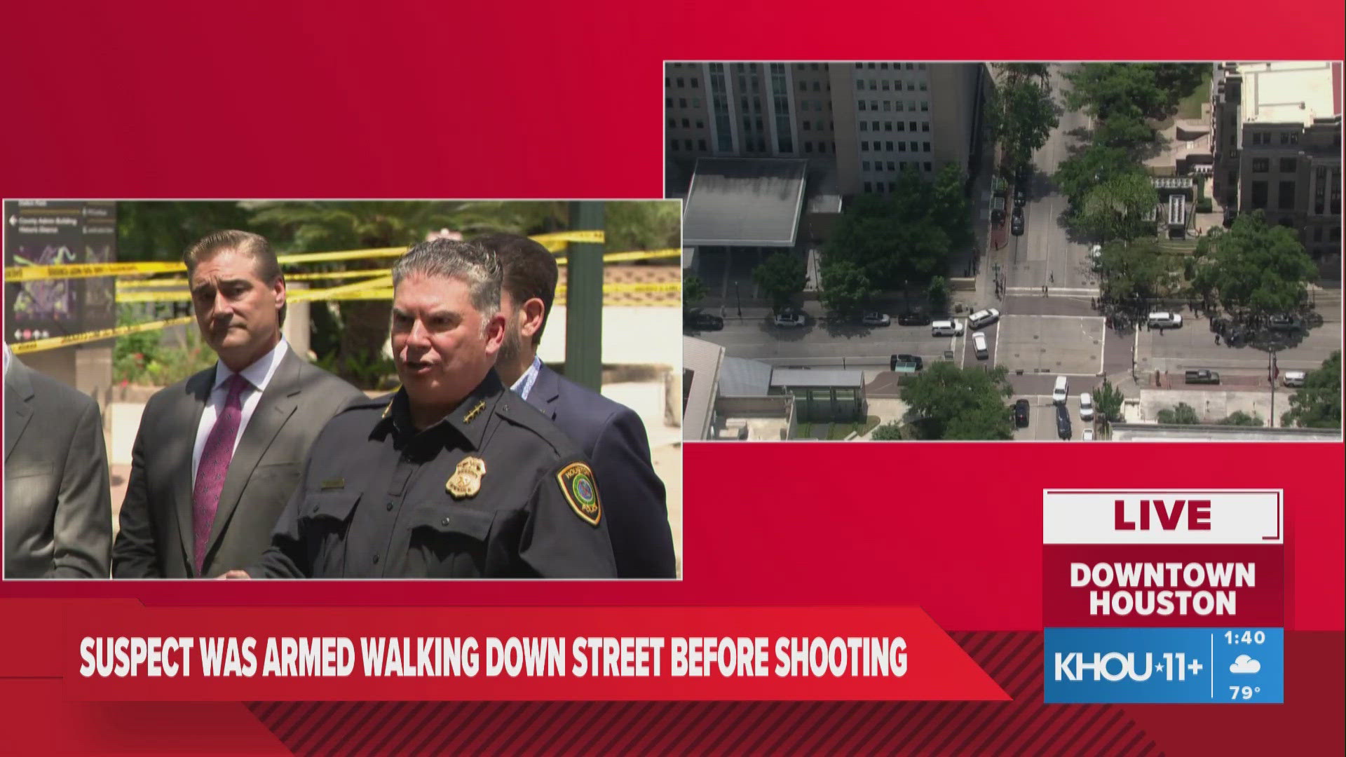 HPD's Noe Diaz said he knew Constable Deputy Sheila Jones and is thinking of her. Jones was injured by gunfire and rushed to the hospital.