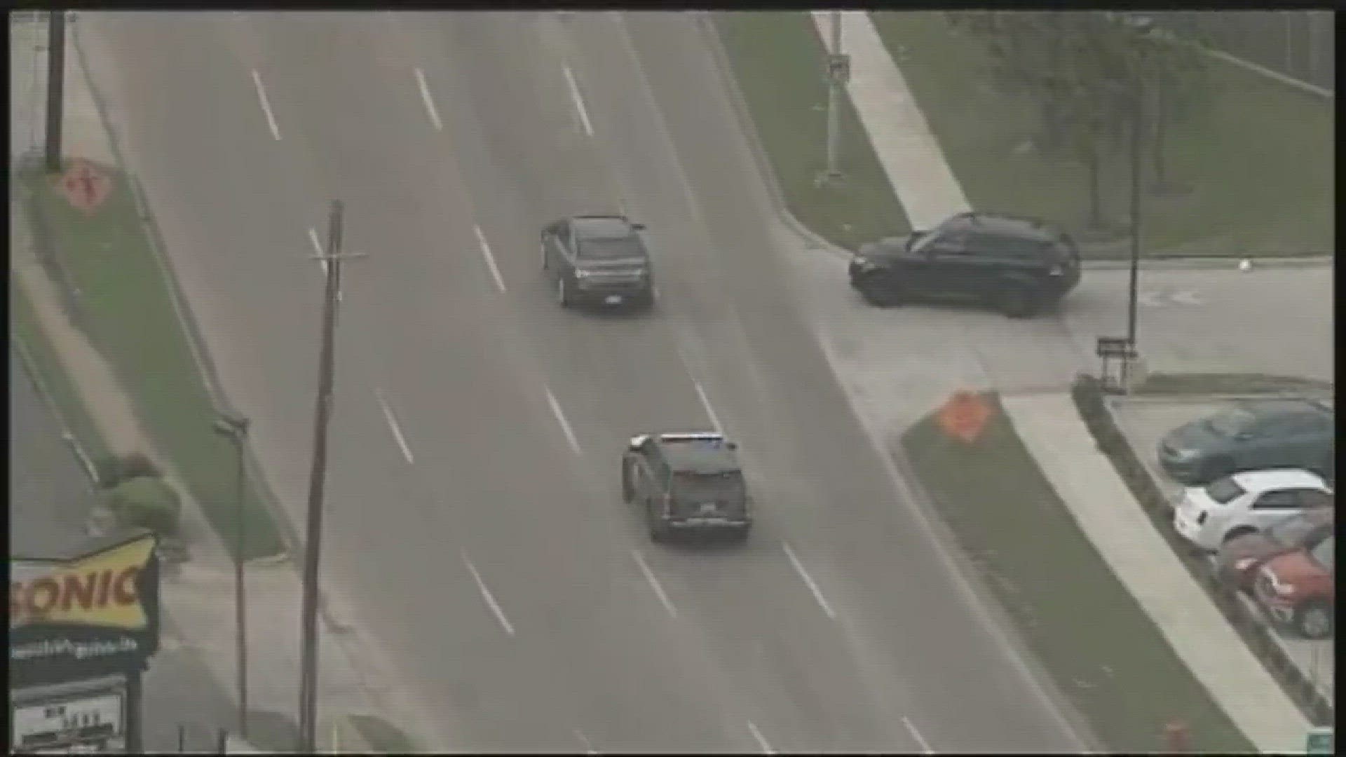 Woman leads police on chase through two counties | khou.com