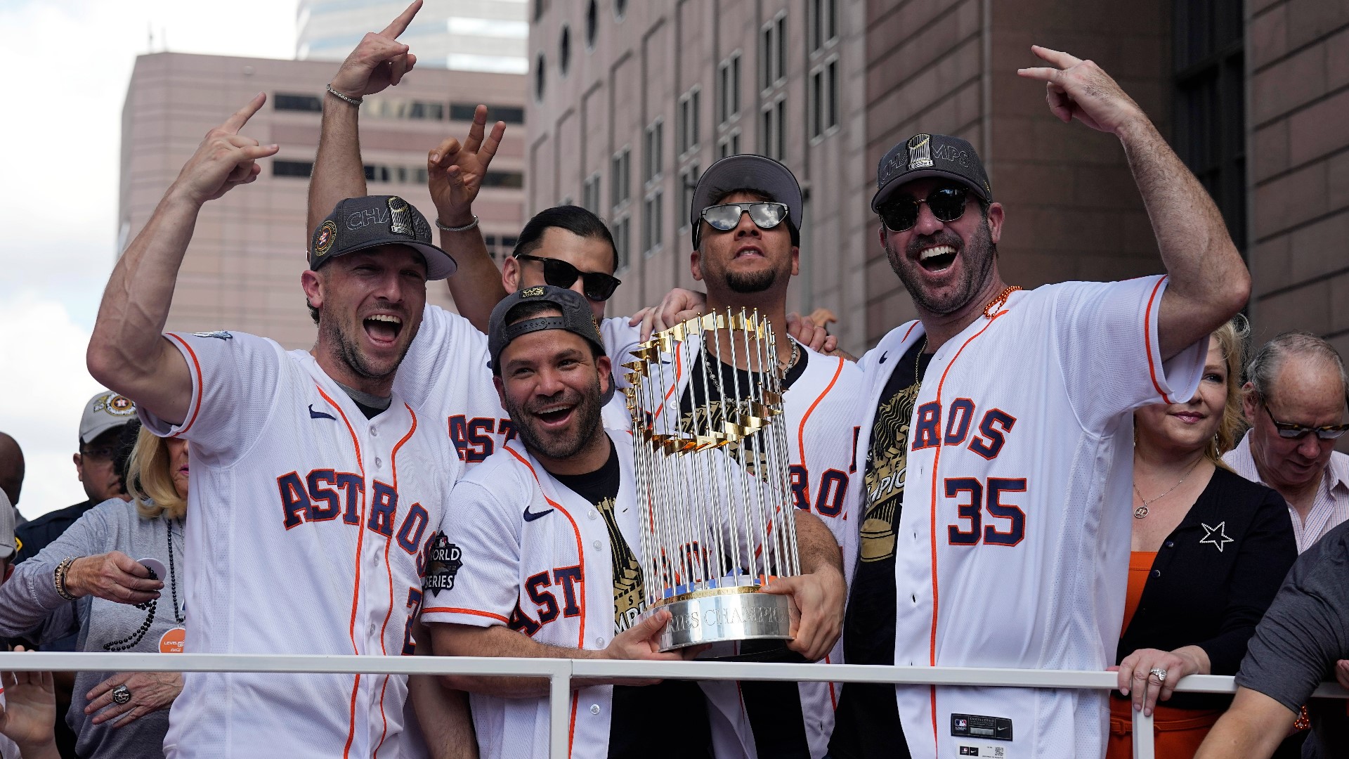 The Houston Astros are World Series champions and today, the city honored the team with a parade downtown.