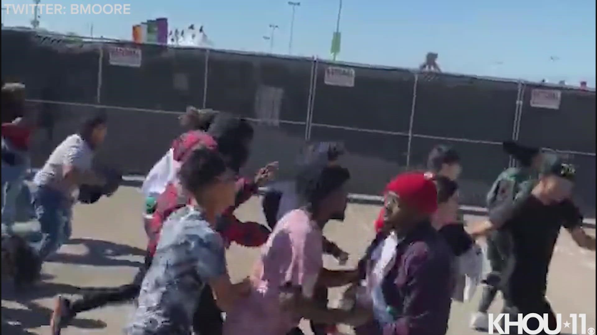 It wasn't a pretty sight to the beginning of Travis Scott's 2-day Astroworld Festival. Video captured festival-goers getting trampled at the entrance gates.