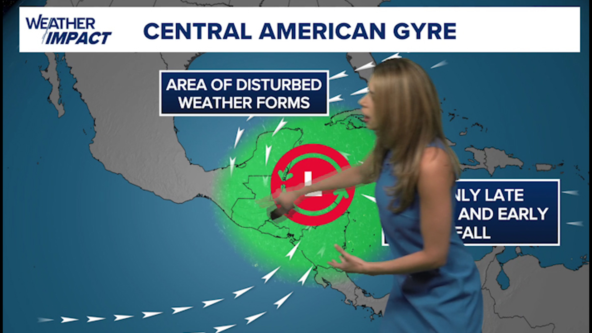 The area has been at 40% for a couple days now. It could have an effect on our weather here. We just need to keep an eye on it.