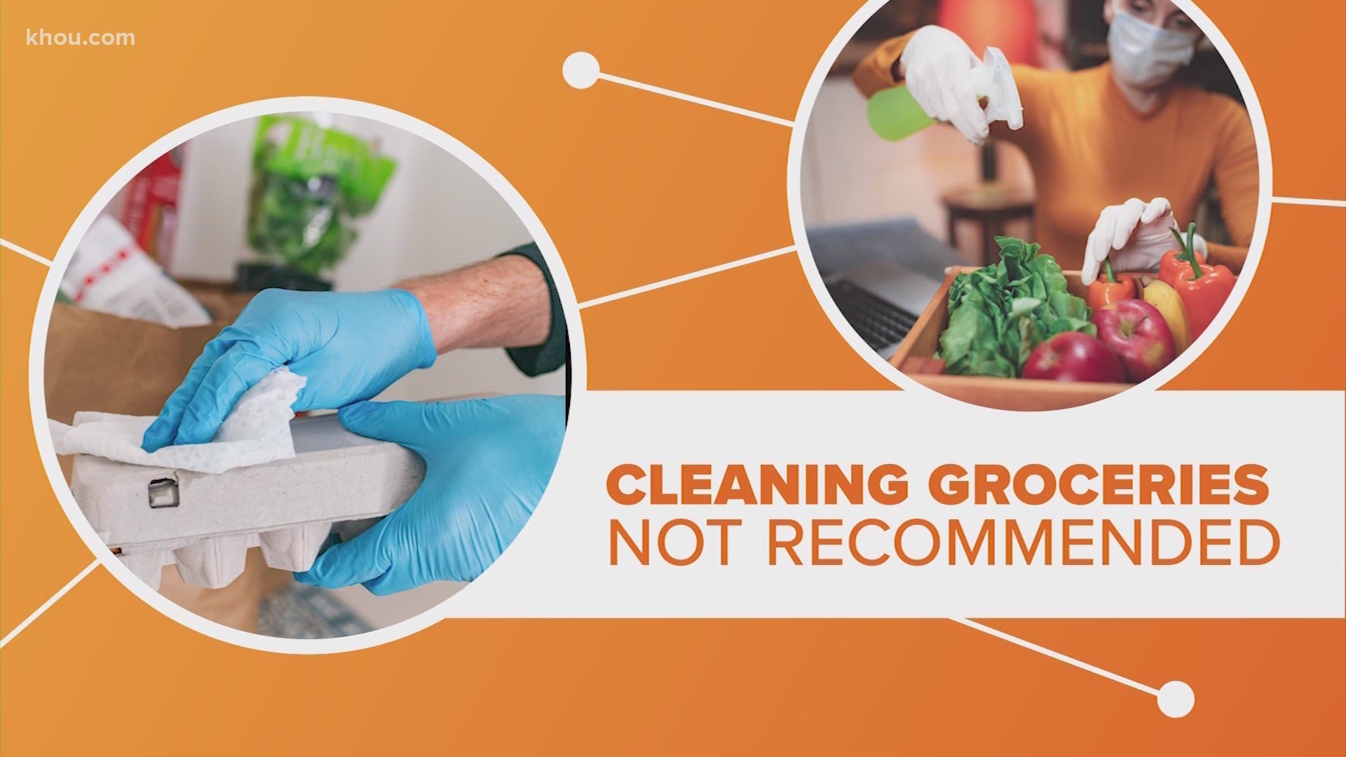 We're connecting the dots on why cleaning your groceries is not necessary. While contaminated surfaces can transmit viruses, it’s not common.