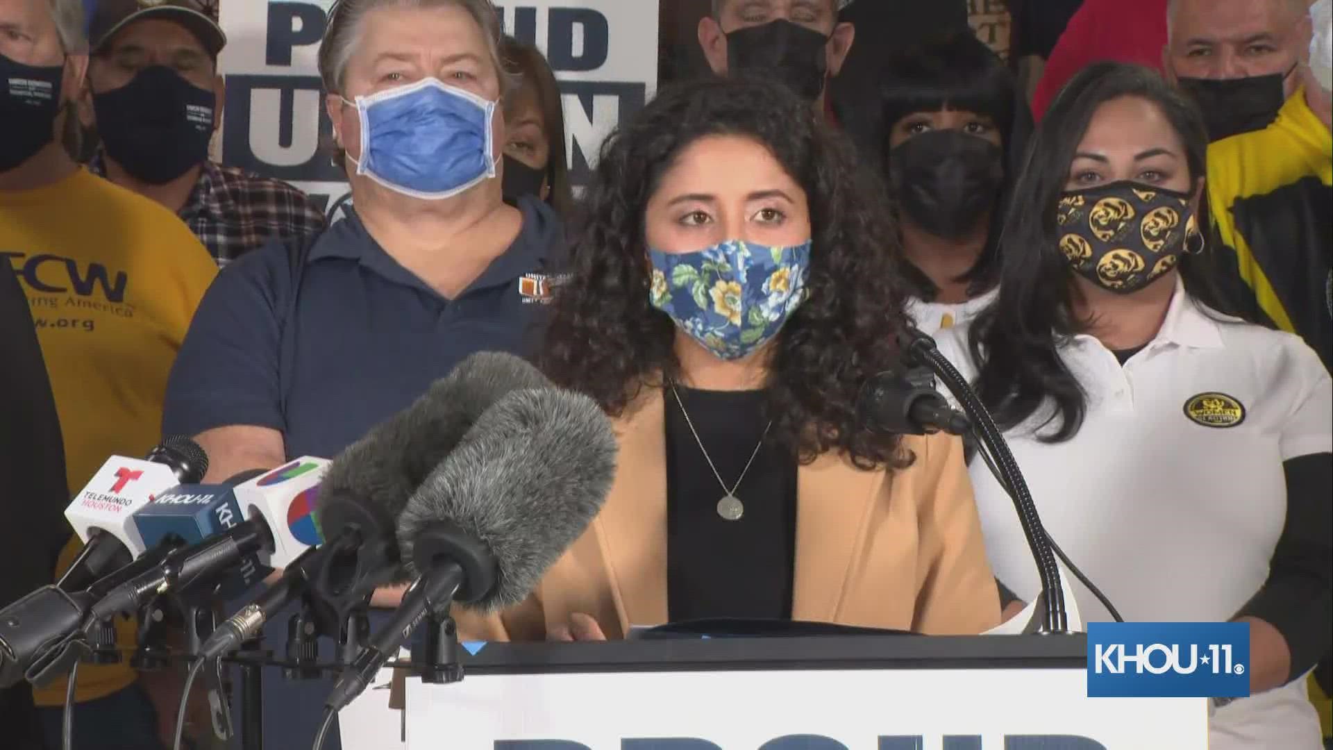 Harris County Judge Lina Hidalgo confirmed a man in his 50s has died after contracting the omicron COVID variant. The man was not vaccinated, Hidalgo said.