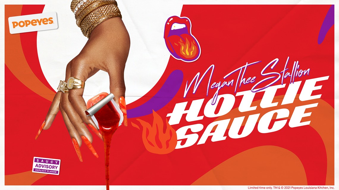 Megan Thee Stallion partners with Popeyes for new Hottie Sauce