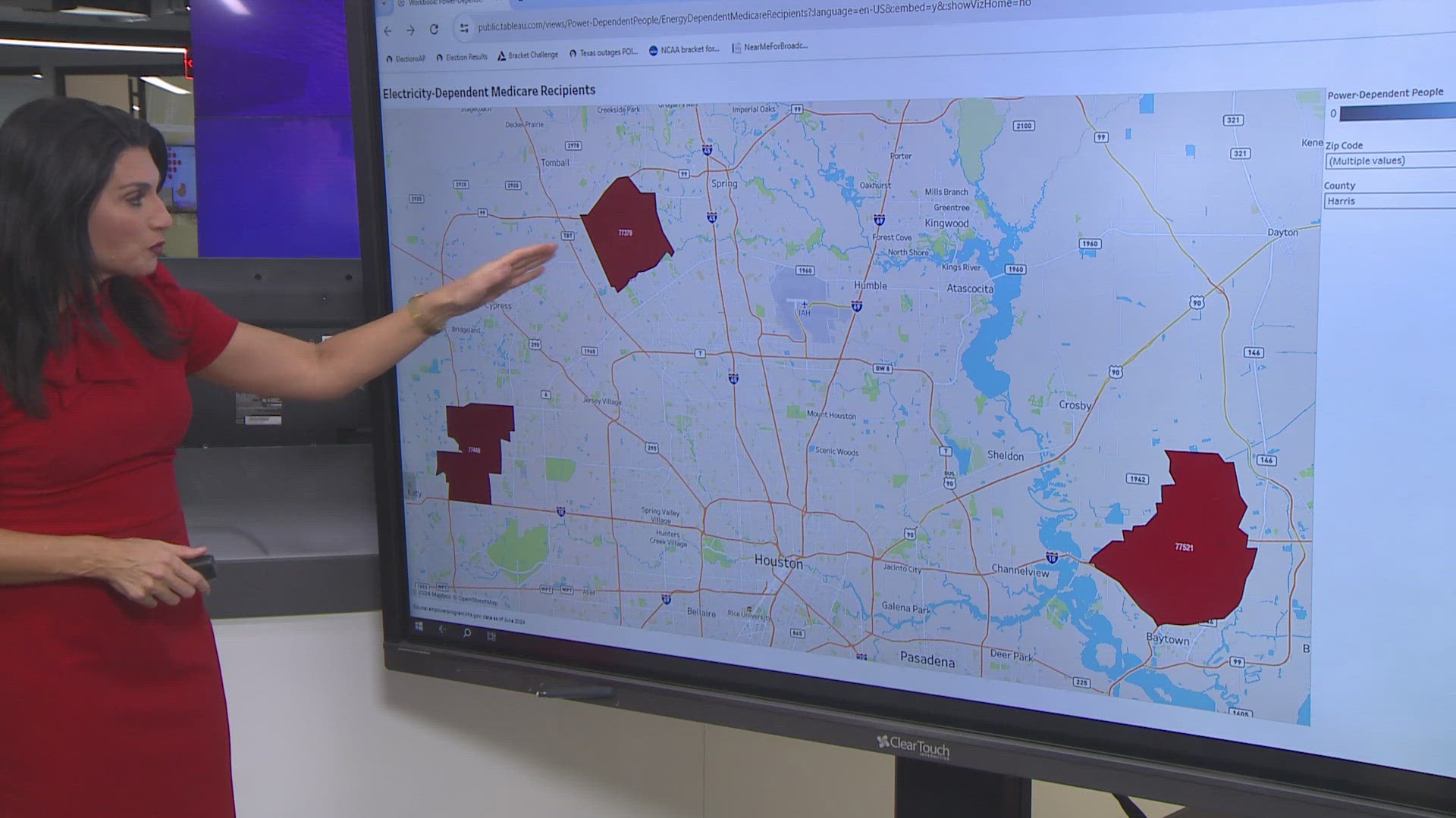 KHOU 11 Investigates used Medicare data to track where the most vulnerable people live.