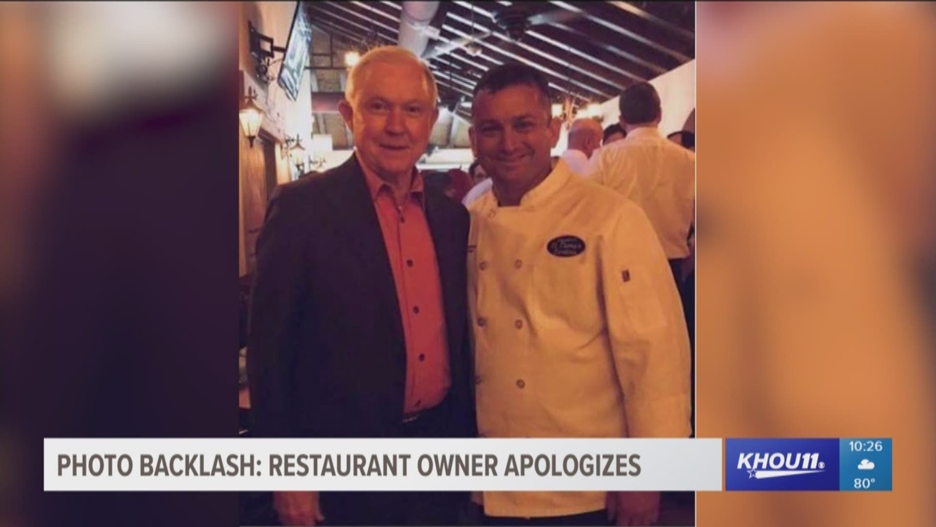 Laurenzo's Restaurants president Roland Laurenzo says in no way does the social media post equate to an endorsement of Jeff Sessions's politics.  He says the company feels quite the opposite.