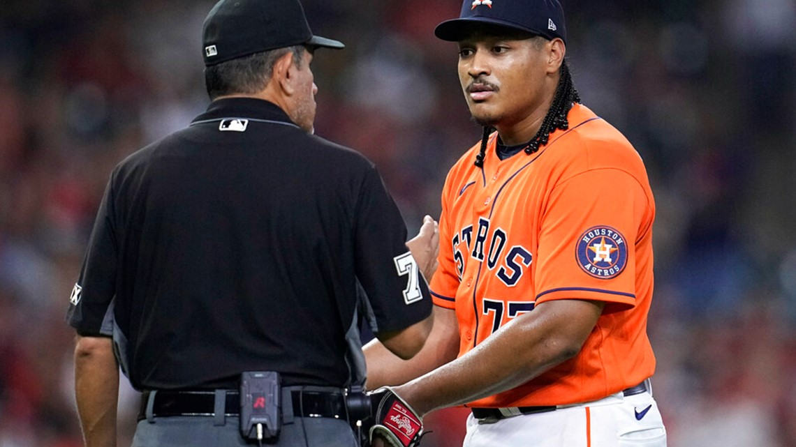 Astros: Luis Garcia windup with rock-the-baby gone due to balk rule