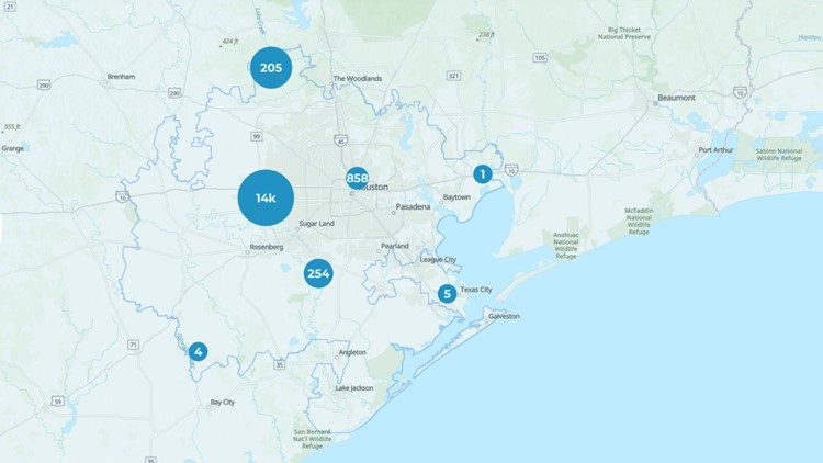 Interactive map | Check power outages