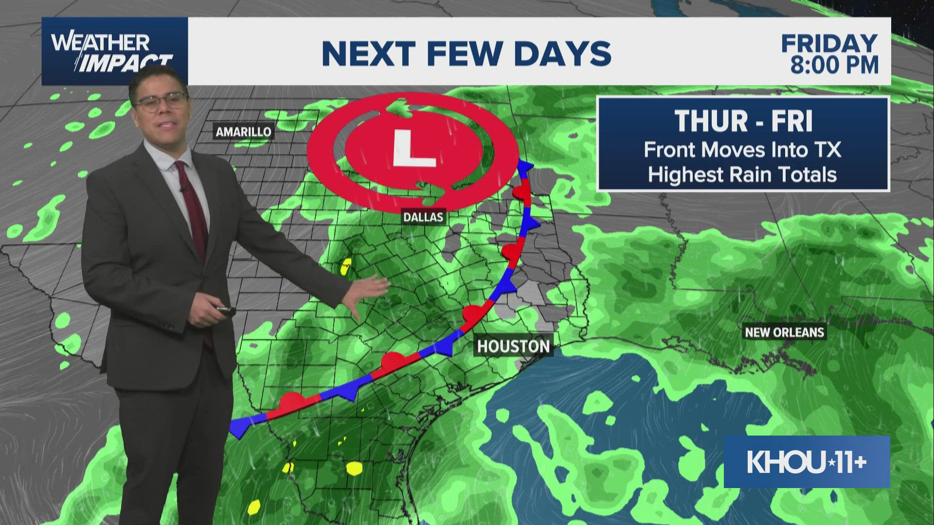 Weather Impact: Warm and muggy before rain chances ramp up in the ...
