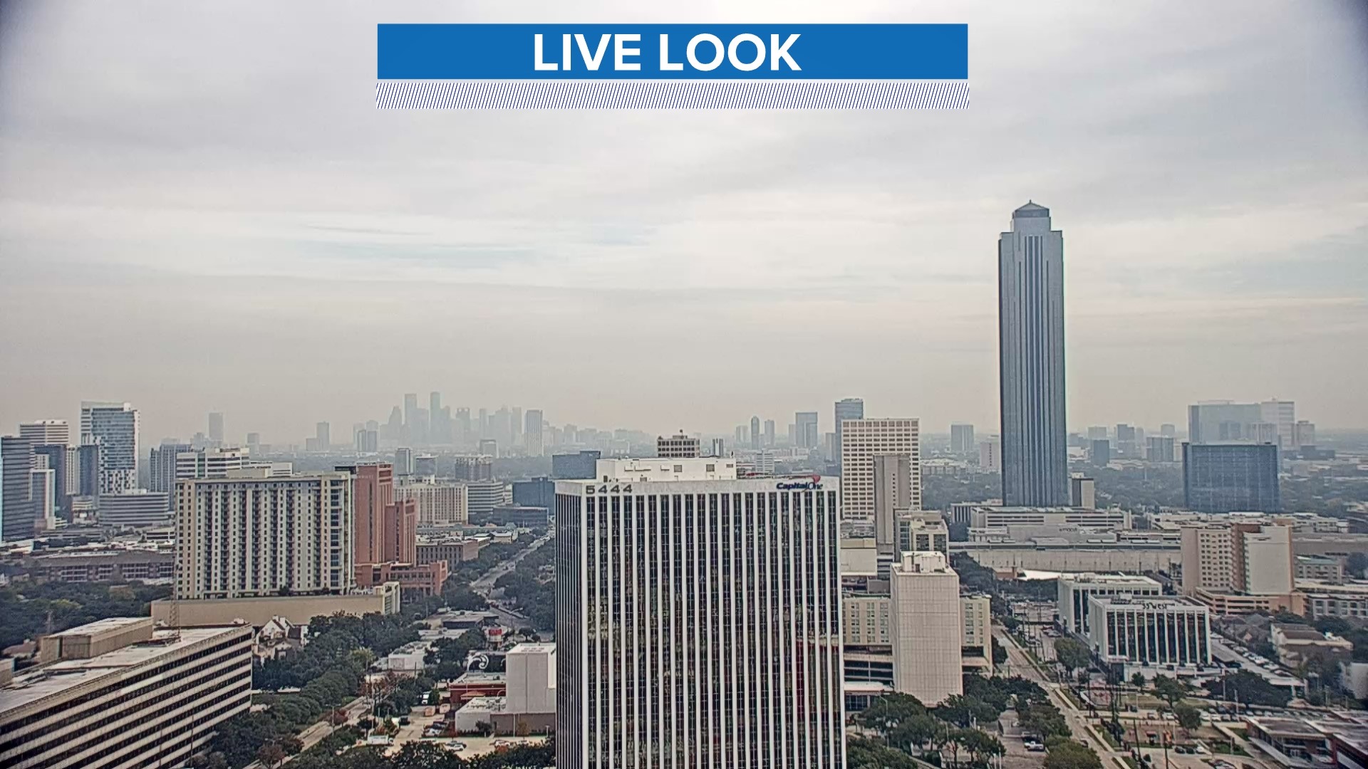 Why is it hazy, smoky outside in Houston?