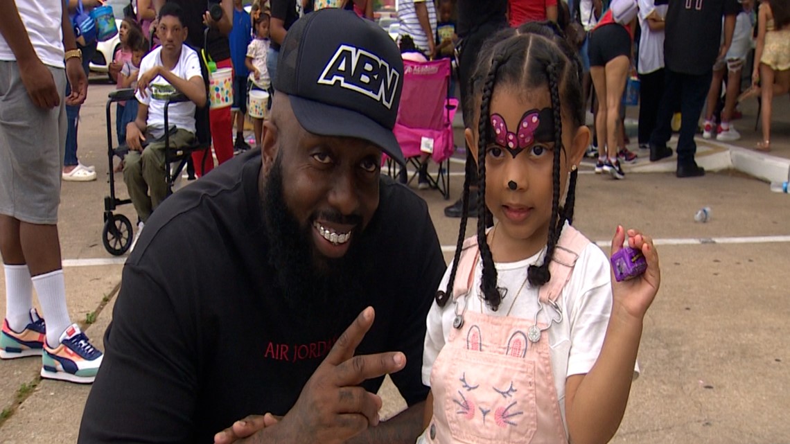 Trae Tha Truth hosts Easter Relief Gang block party in Houston | khou.com