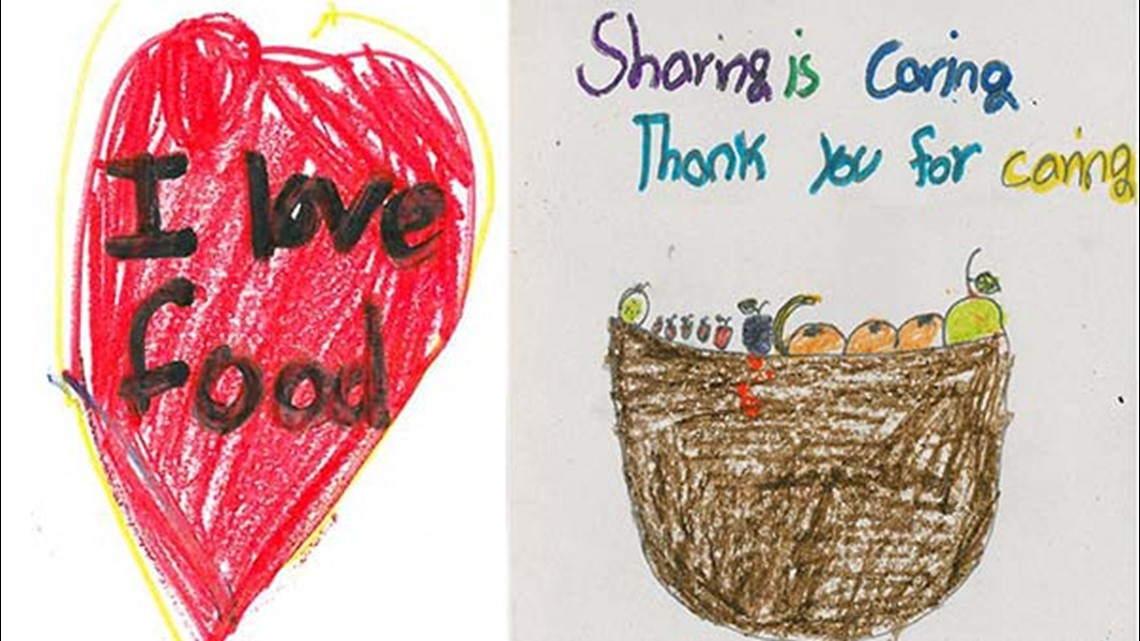 Thank you letters from children in Backpack Buddy food drive - Vimarsana News
