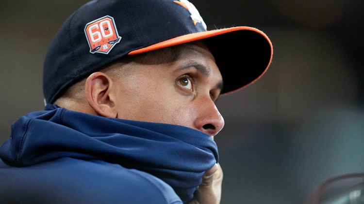 Michael Brantley injury: Astros outfielder shut down indefinitely because  of shoulder inflammation 