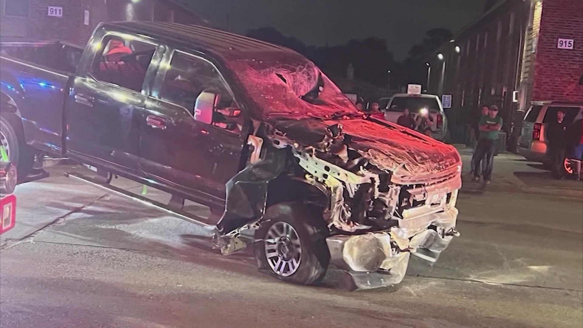 Passenger impaled when truck crashed into Houston church | khou.com