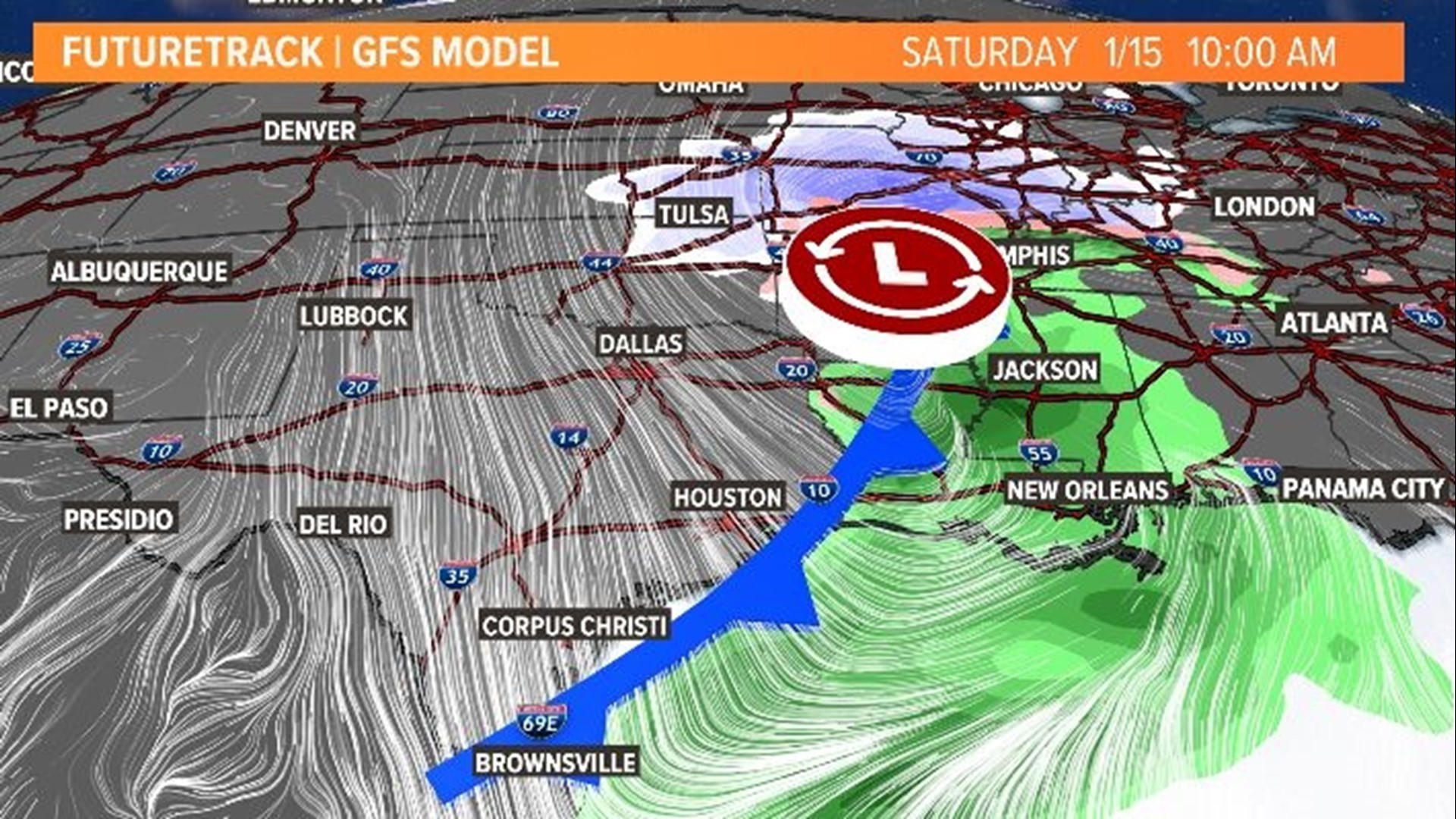 Cold front coming to Houston Saturday, January 15