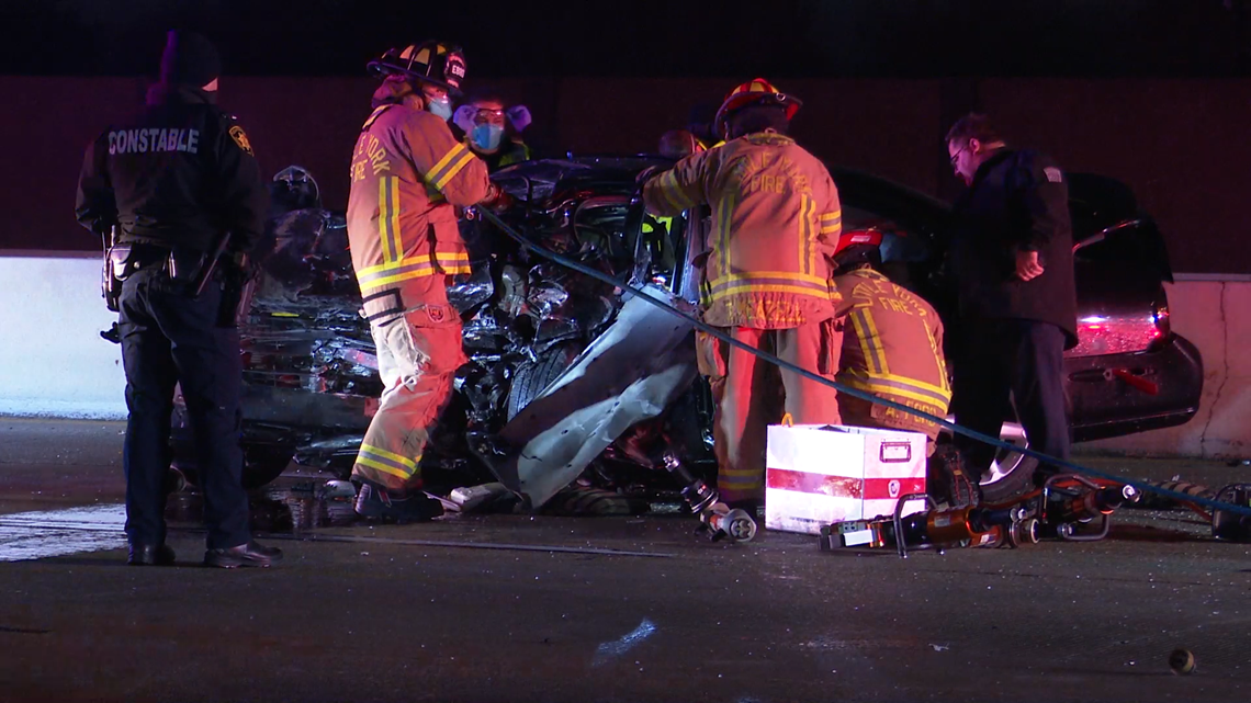 1 killed, 1 injured in wrongway crash on Sam Houston Tollway