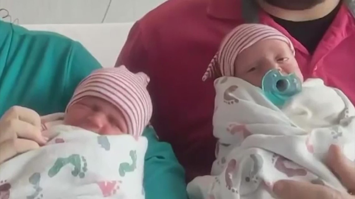 Texas twin girls born in different years