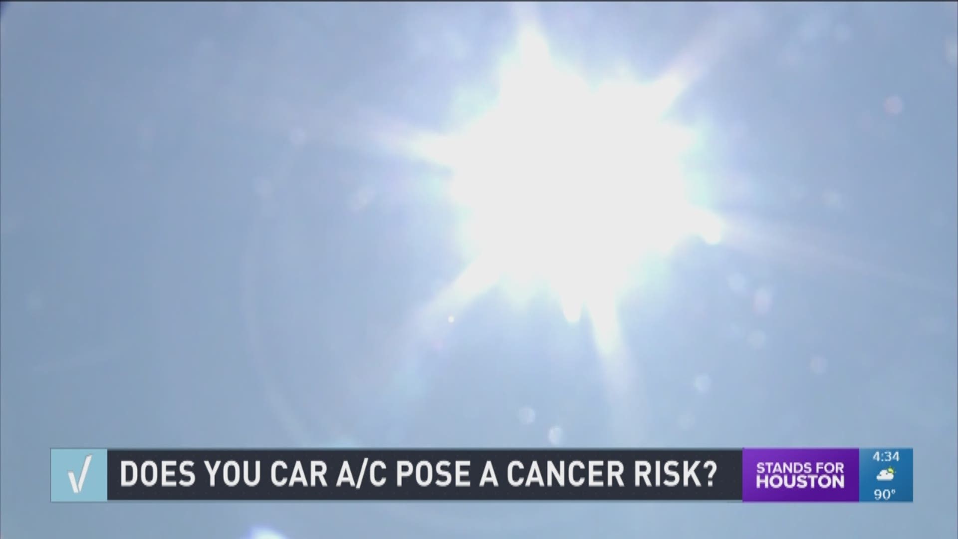 We're looking into claims that a vehicle's air conditioner can pose a cancer risk to drivers. 