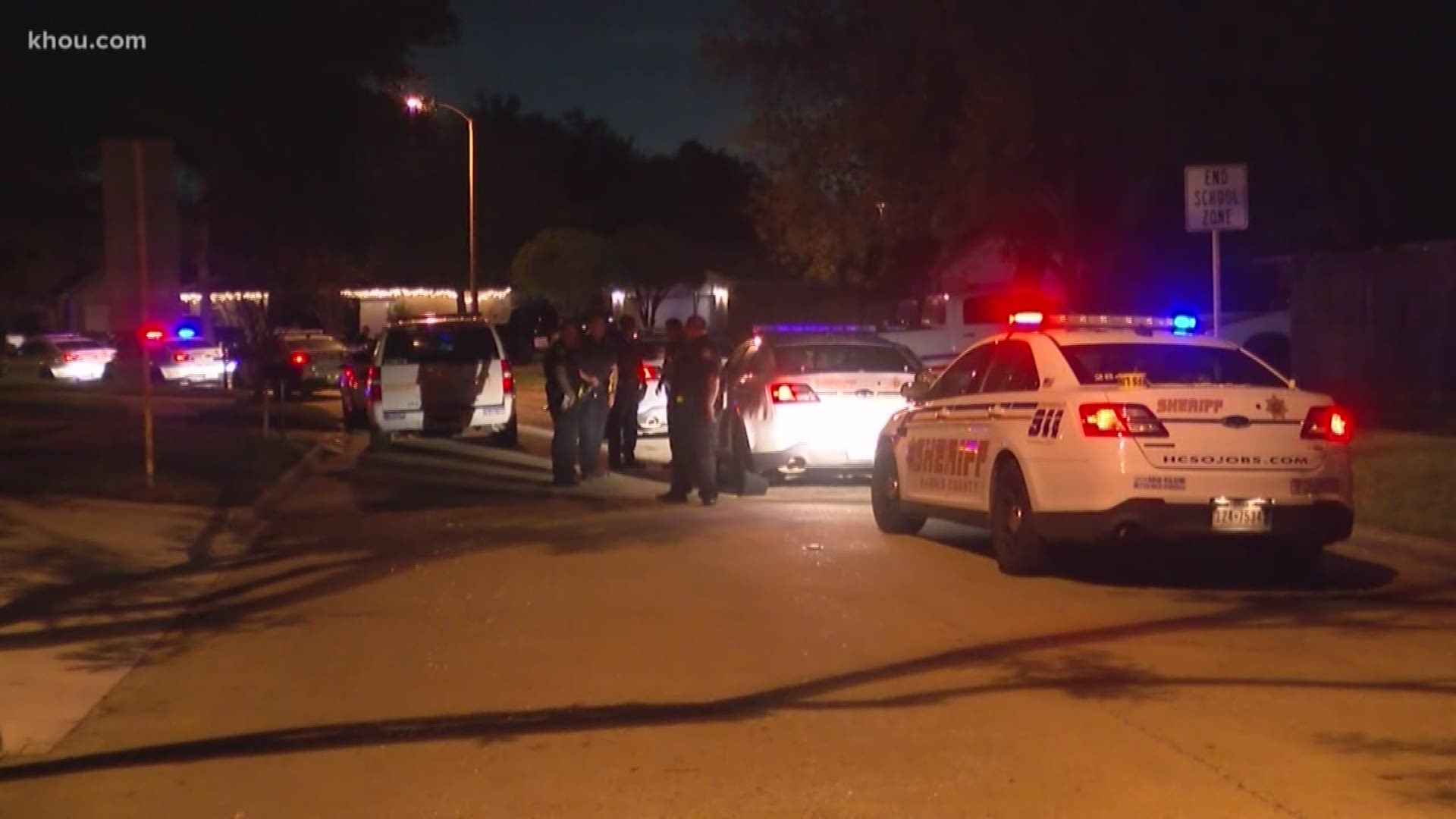 A 14-year-old boy is in custody after authorities said he shot his sister's boyfriend to death during an argument at a Katy home late Saturday night.