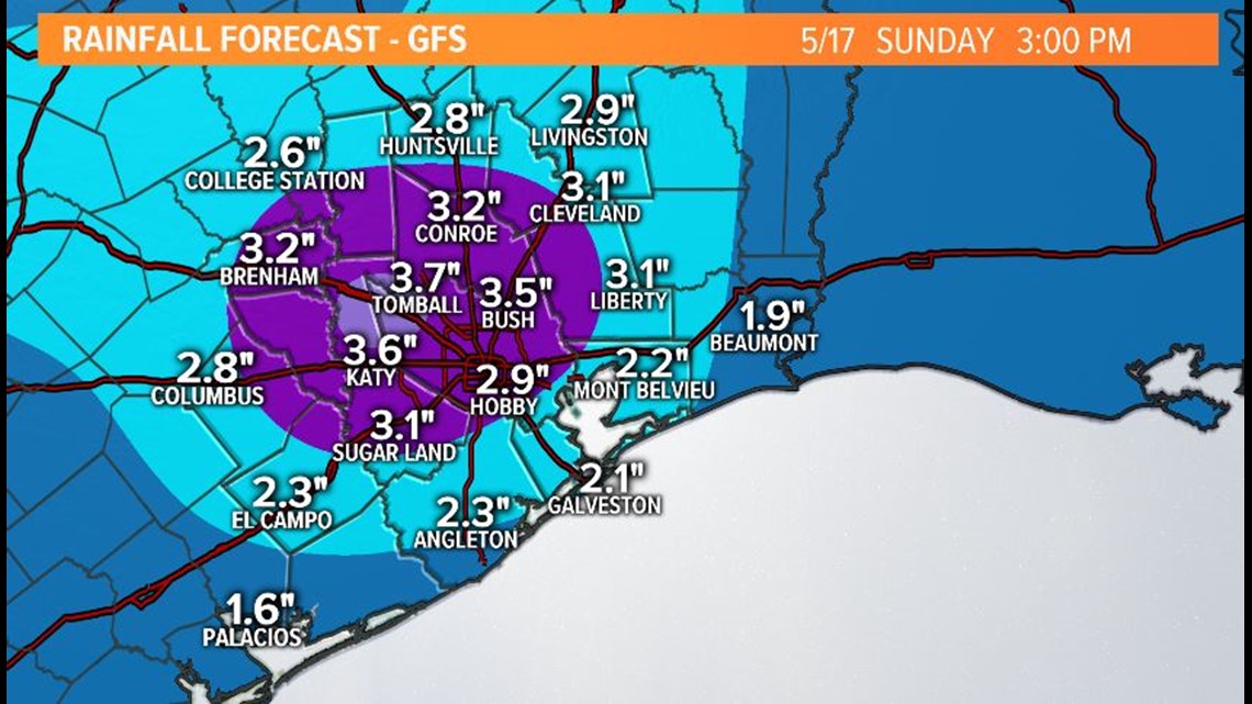 houston rain totals 2015