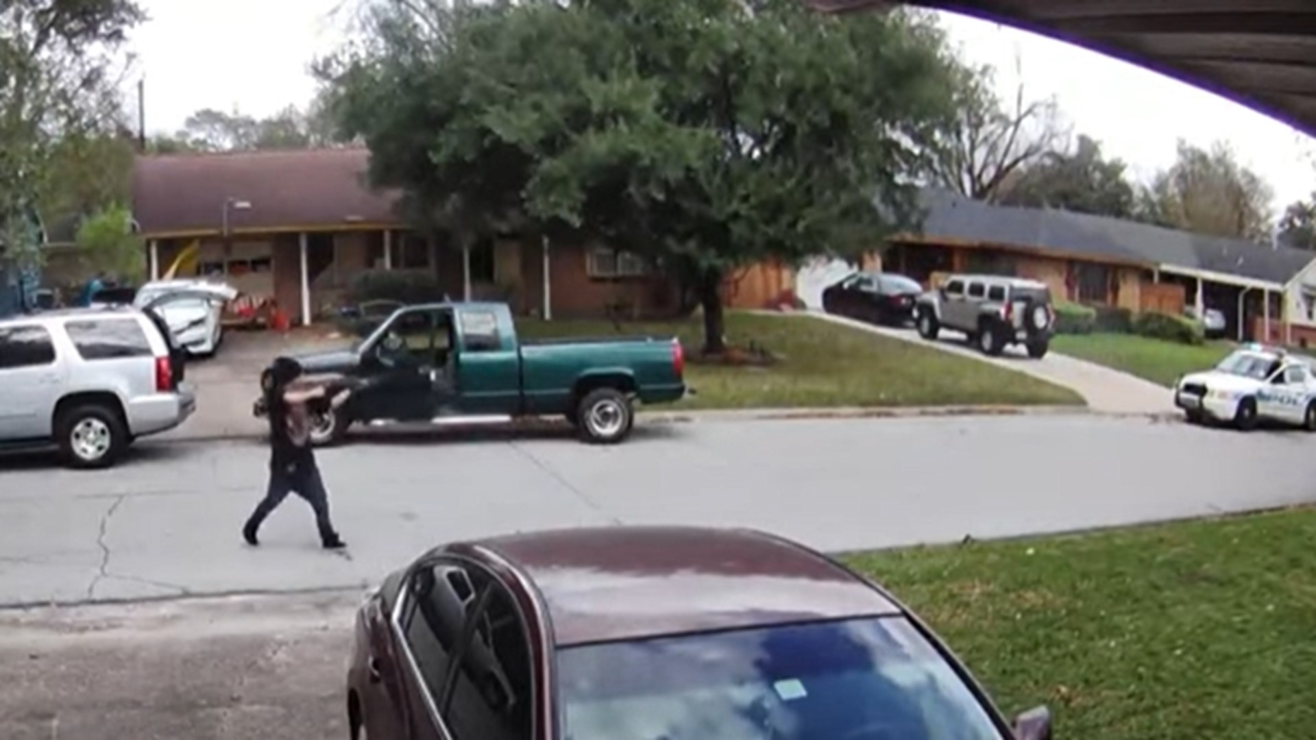The Houston Police Department released bodycam footage of an officer-involved shooting that happened in Dec. 2021 on Valencia Drive.