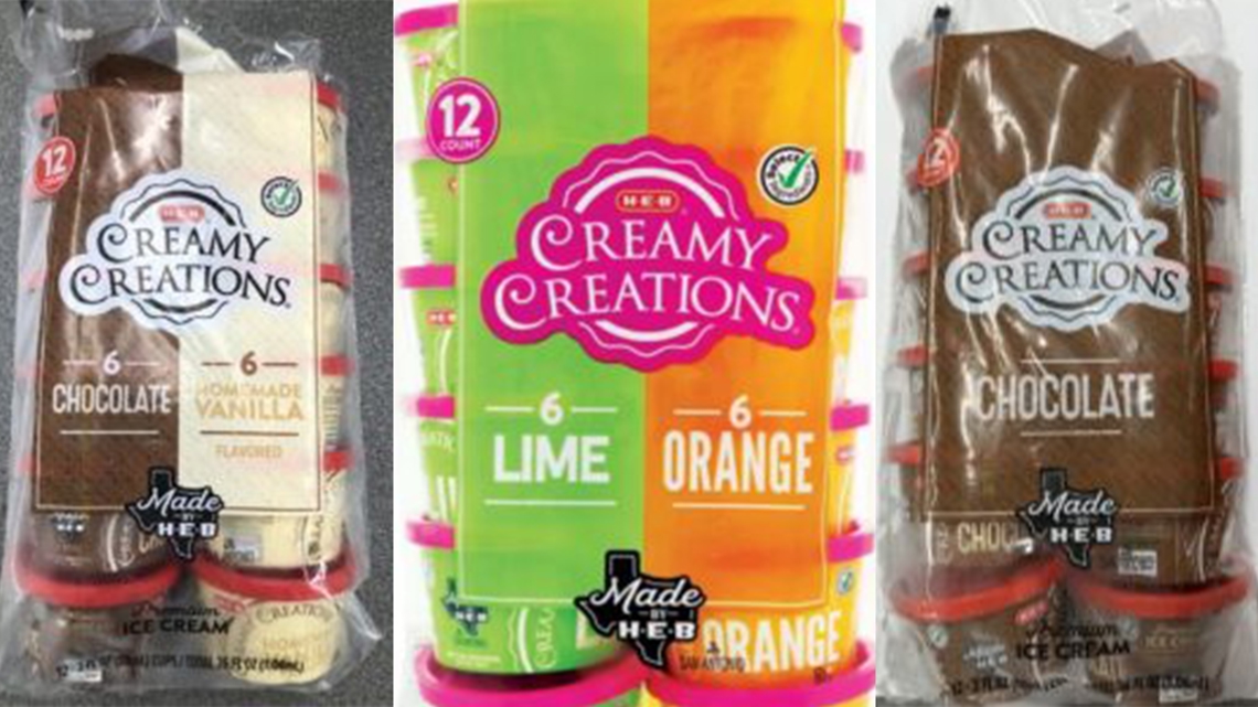H-E-B issues recall for some 'Creamy Creations' ice cream cups - Vimarsana News