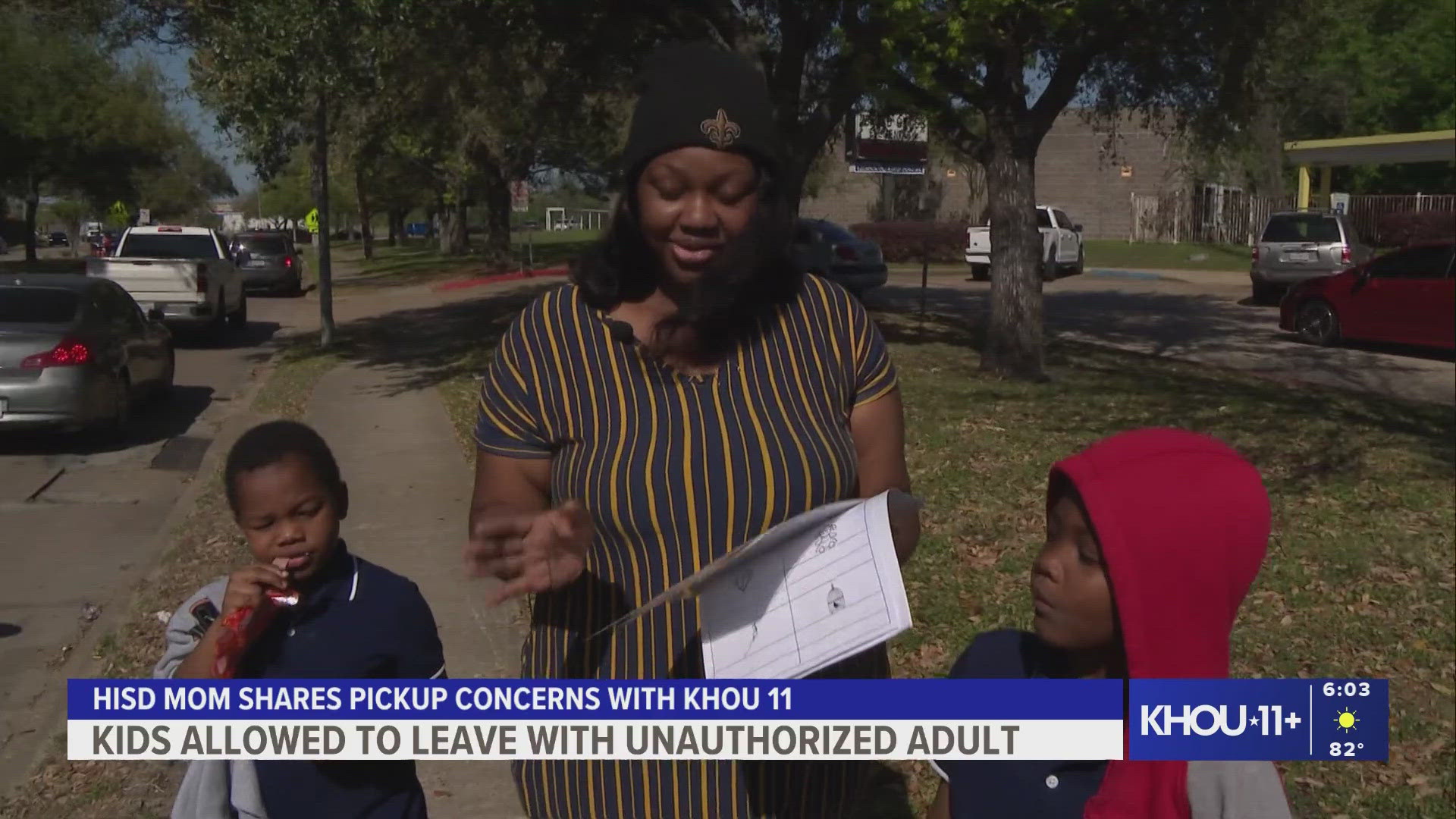 'The next kid might not be so lucky': Houston mom raises alarm after sons leave campus with unauthorized adult