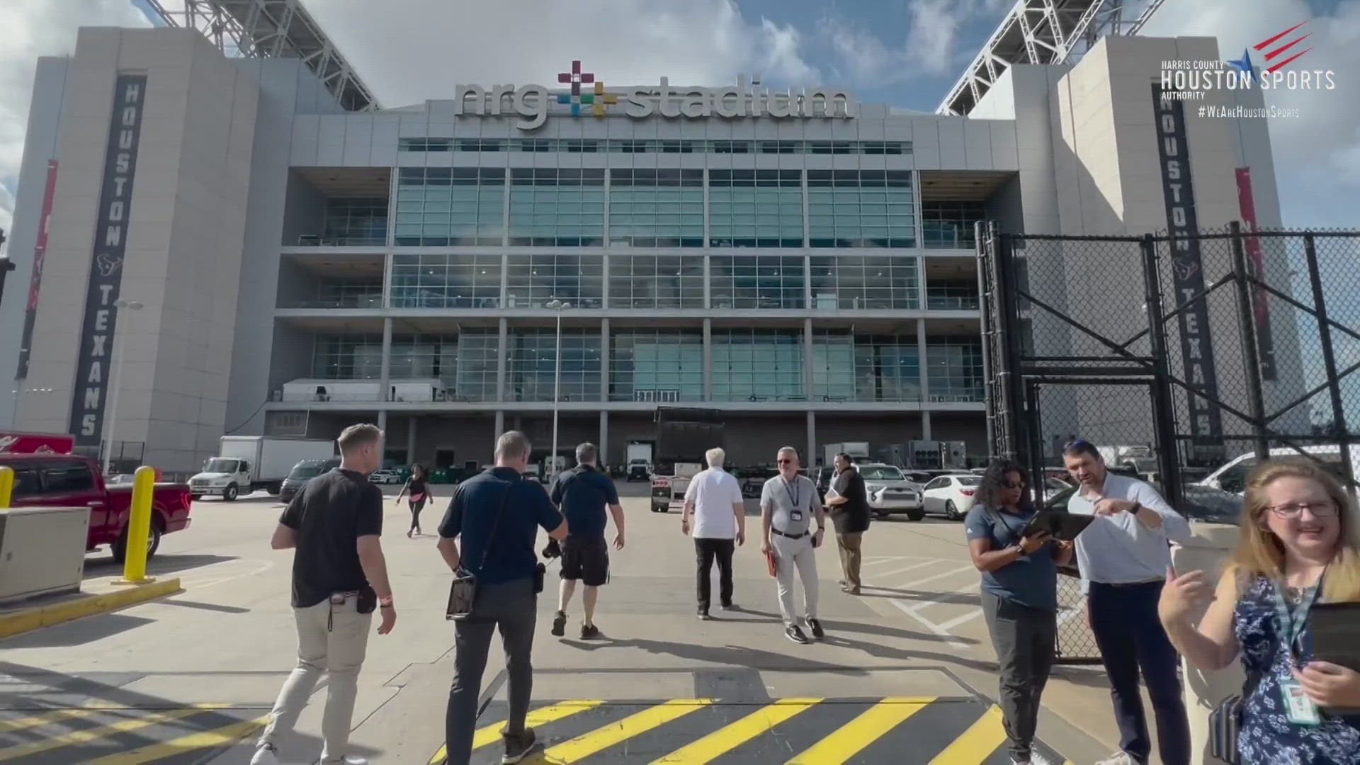More than 30 officials attended meetings and took tours of NRG Stadium and the training facility where Houston is expected to host five to eight matches.