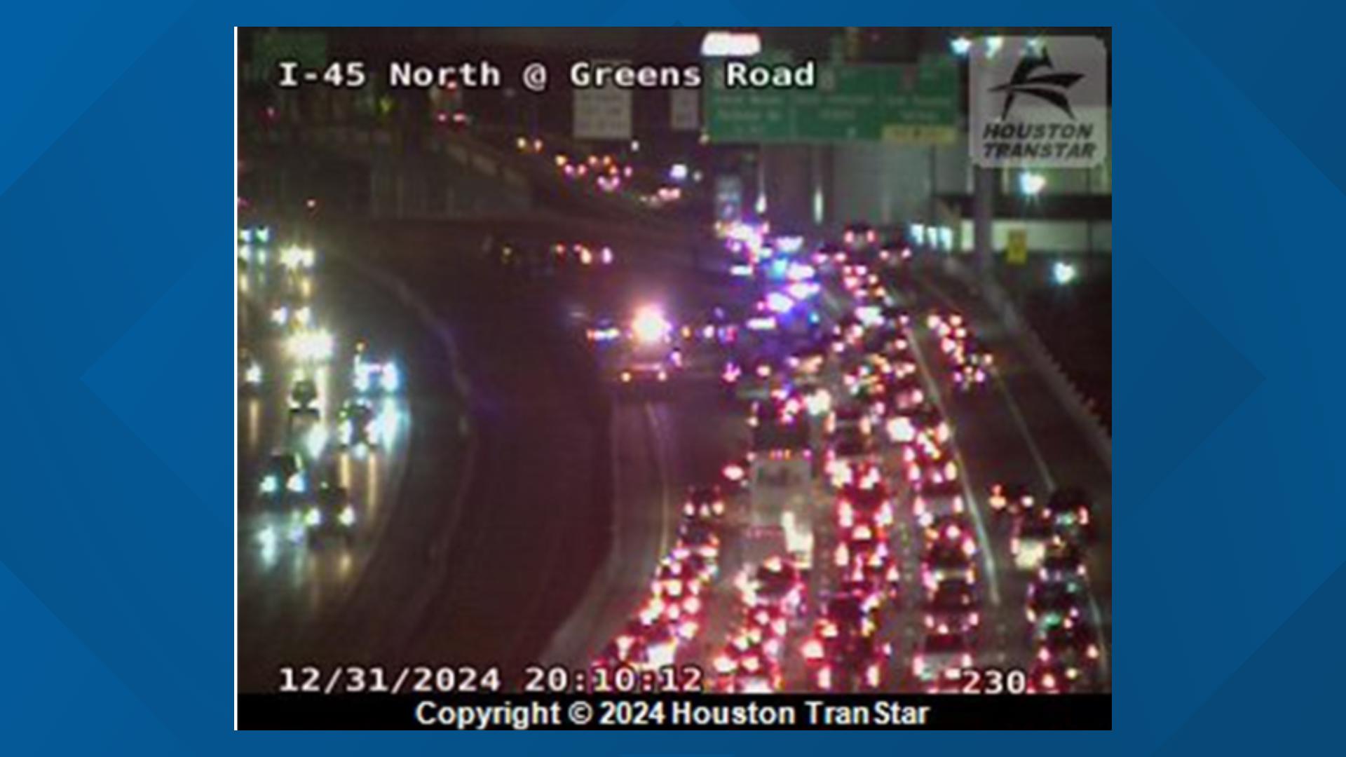 Deadly crash on I-45 at Beltway 8 in north Houston | khou.com