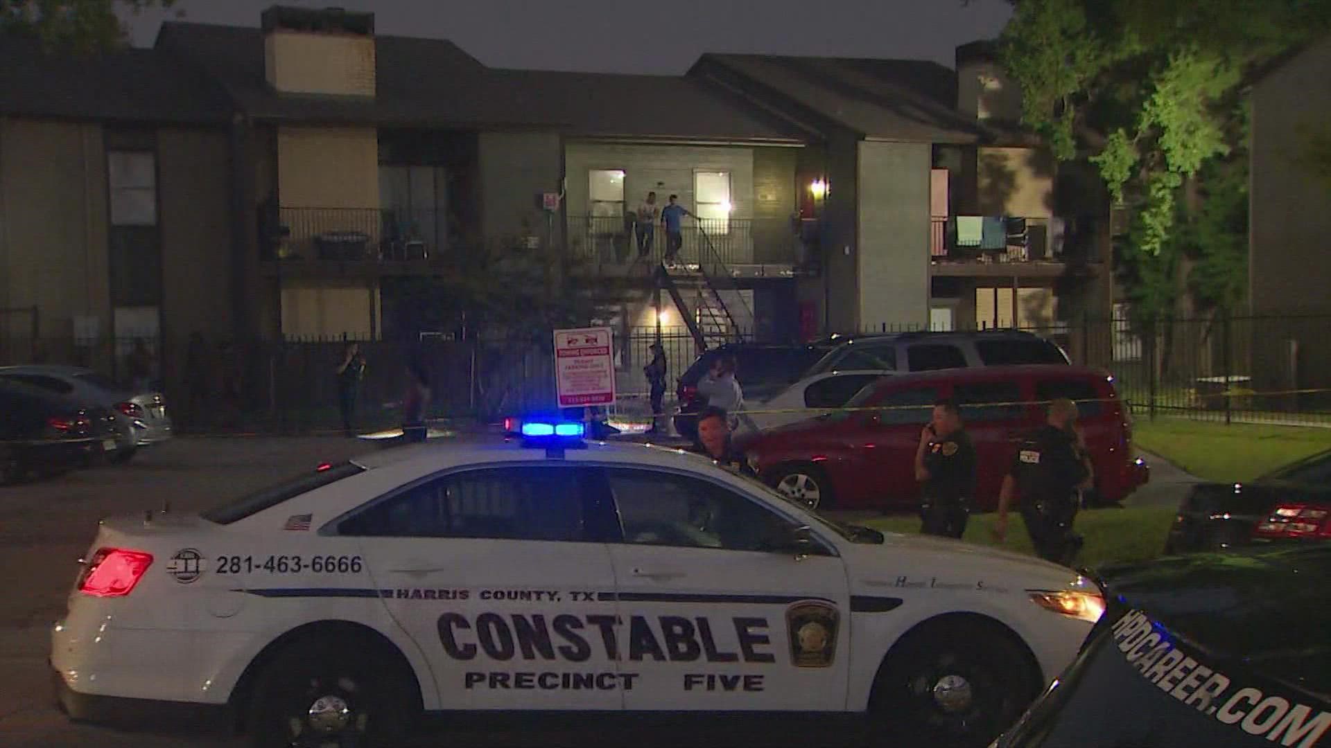 One person was pronounced dead at the scene and another was taken to a nearby hospital in unknown condition, according to HPD.