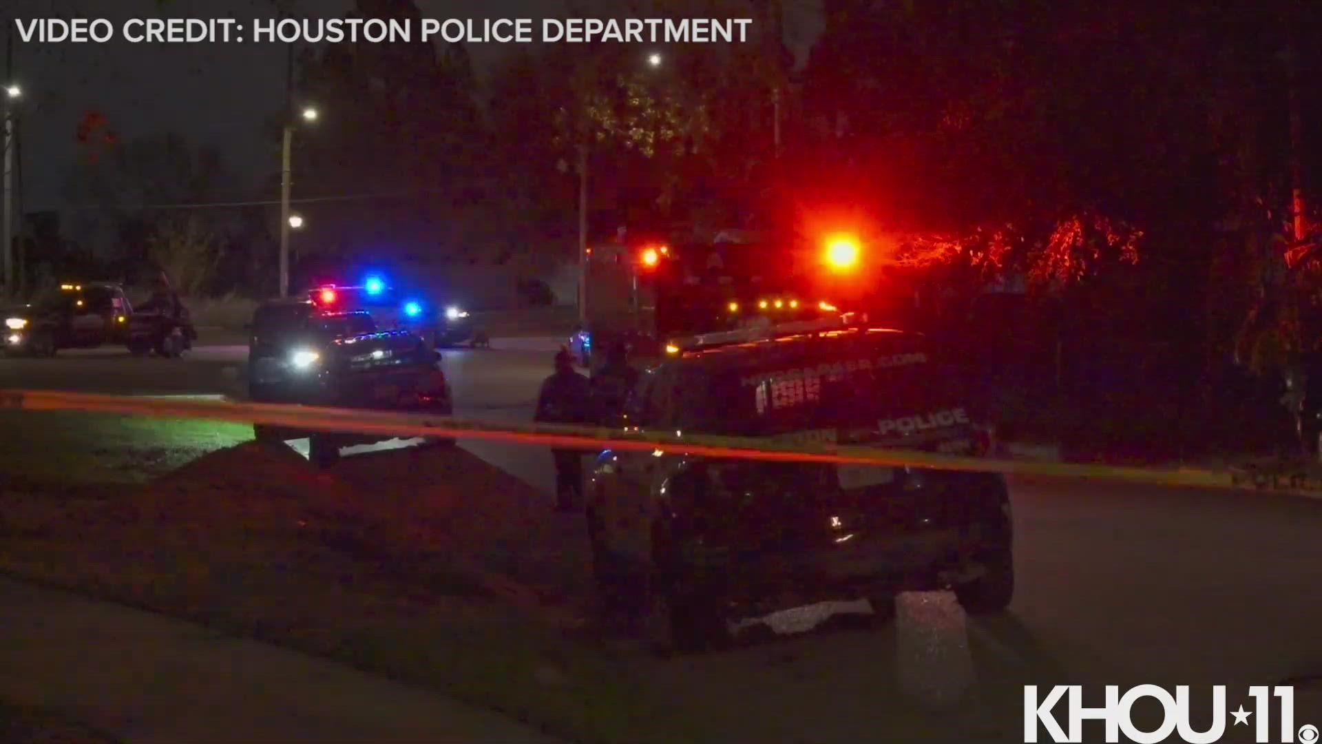 Houston police are investigating after two people were shot in a suspected home invasion in the Greater East End area.
