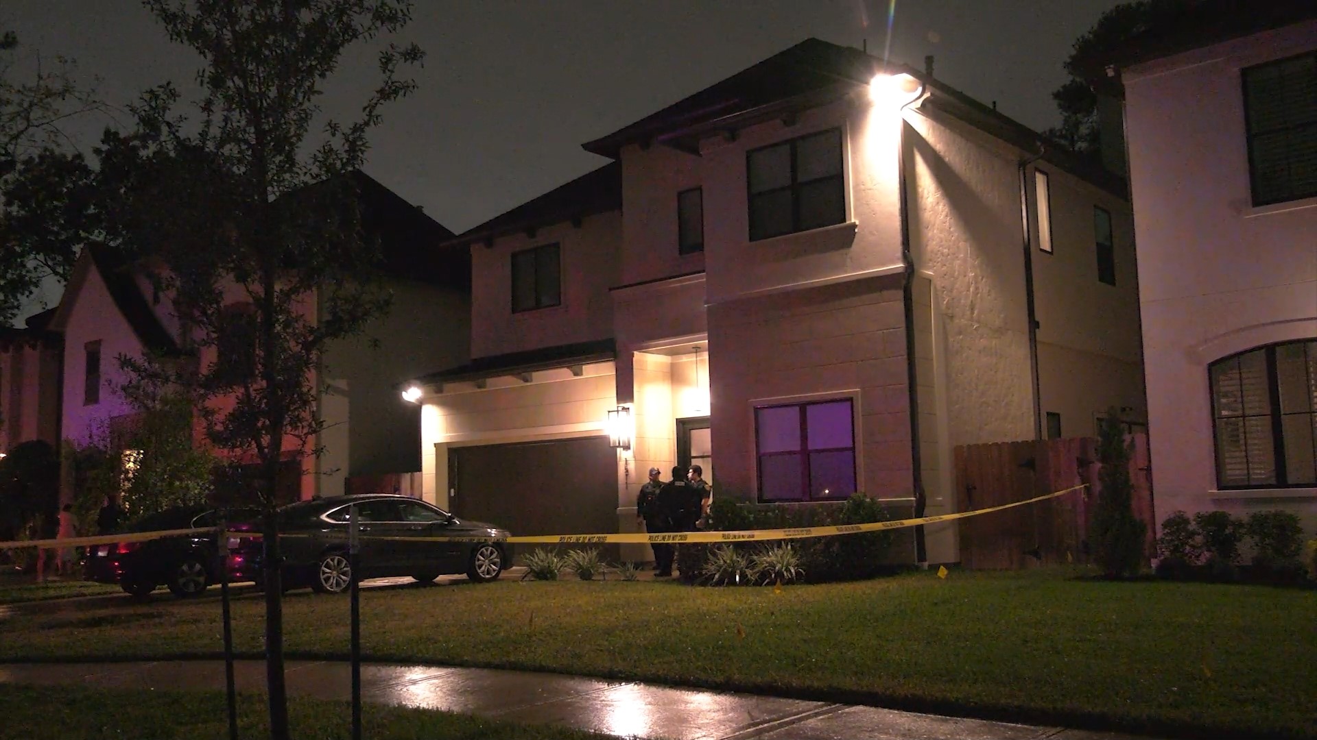 A man and a woman were killed and another man and a teen were injured in a shooting in northwest Houston on Thanksgiving.