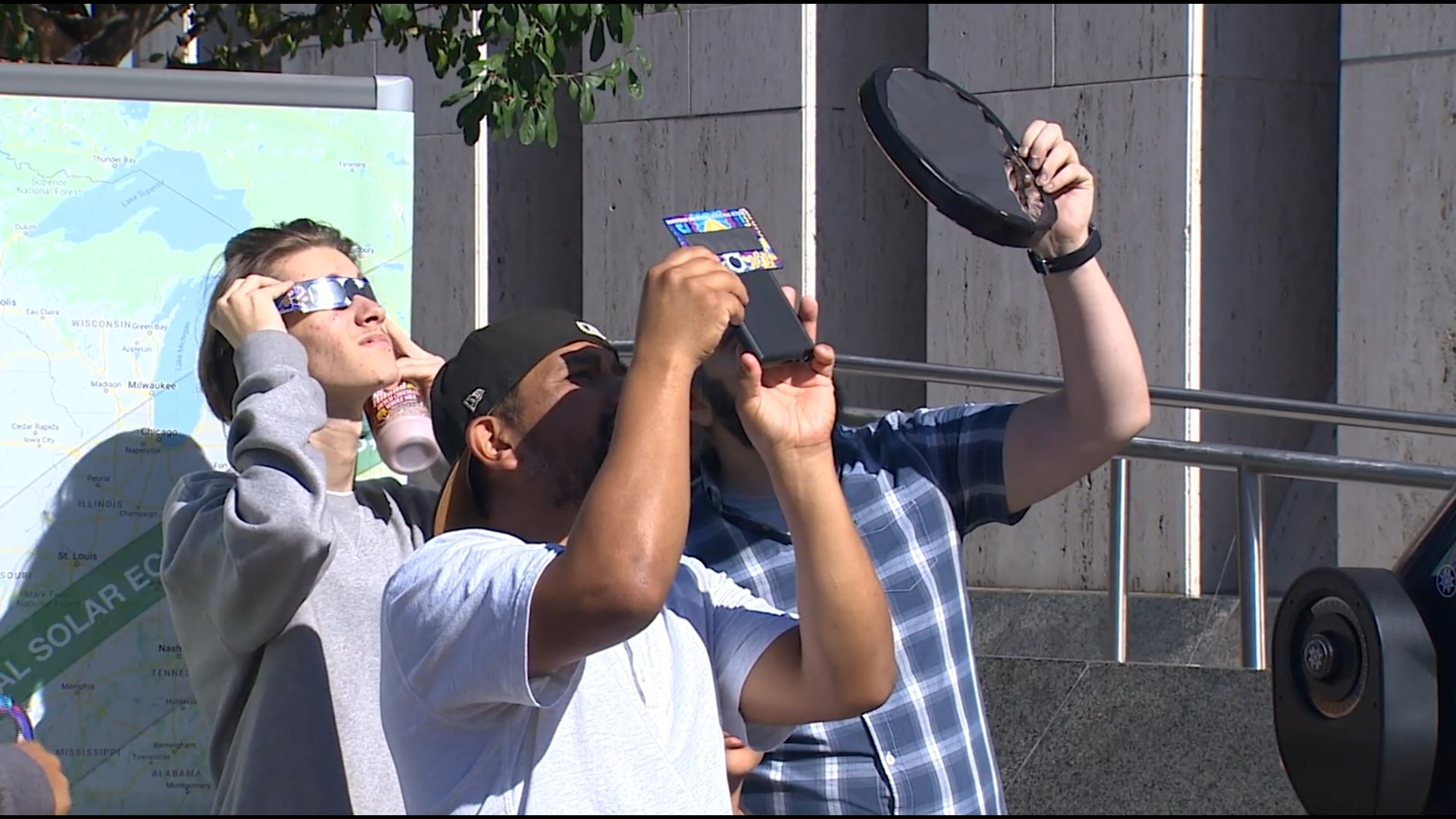 Houstonians share their experience of viewing 'Ring of Fire' eclipse