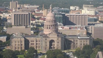 Aerials of Minute Maid Park roof after water leak